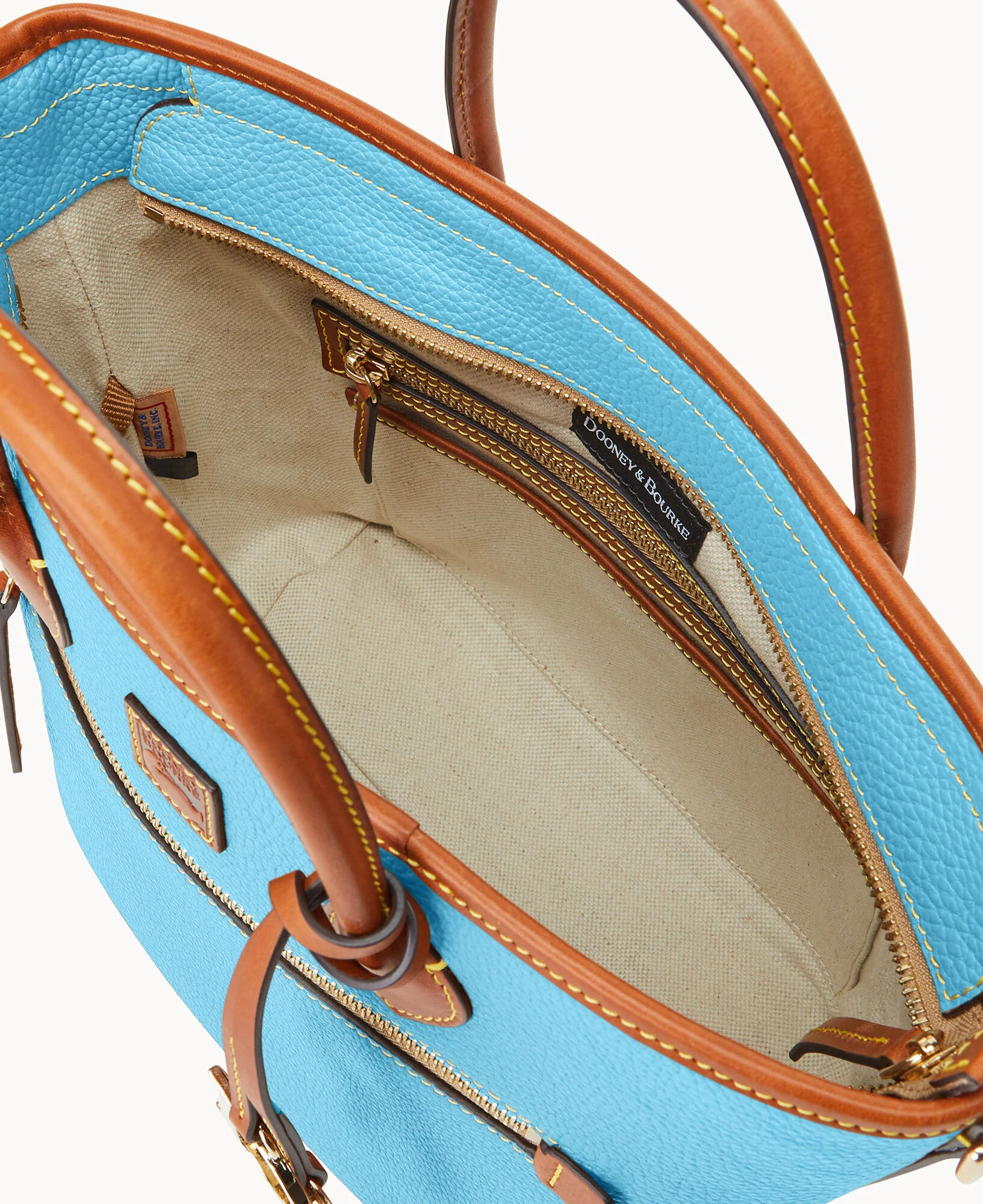Pebble Grain Handle Tote - Image 13