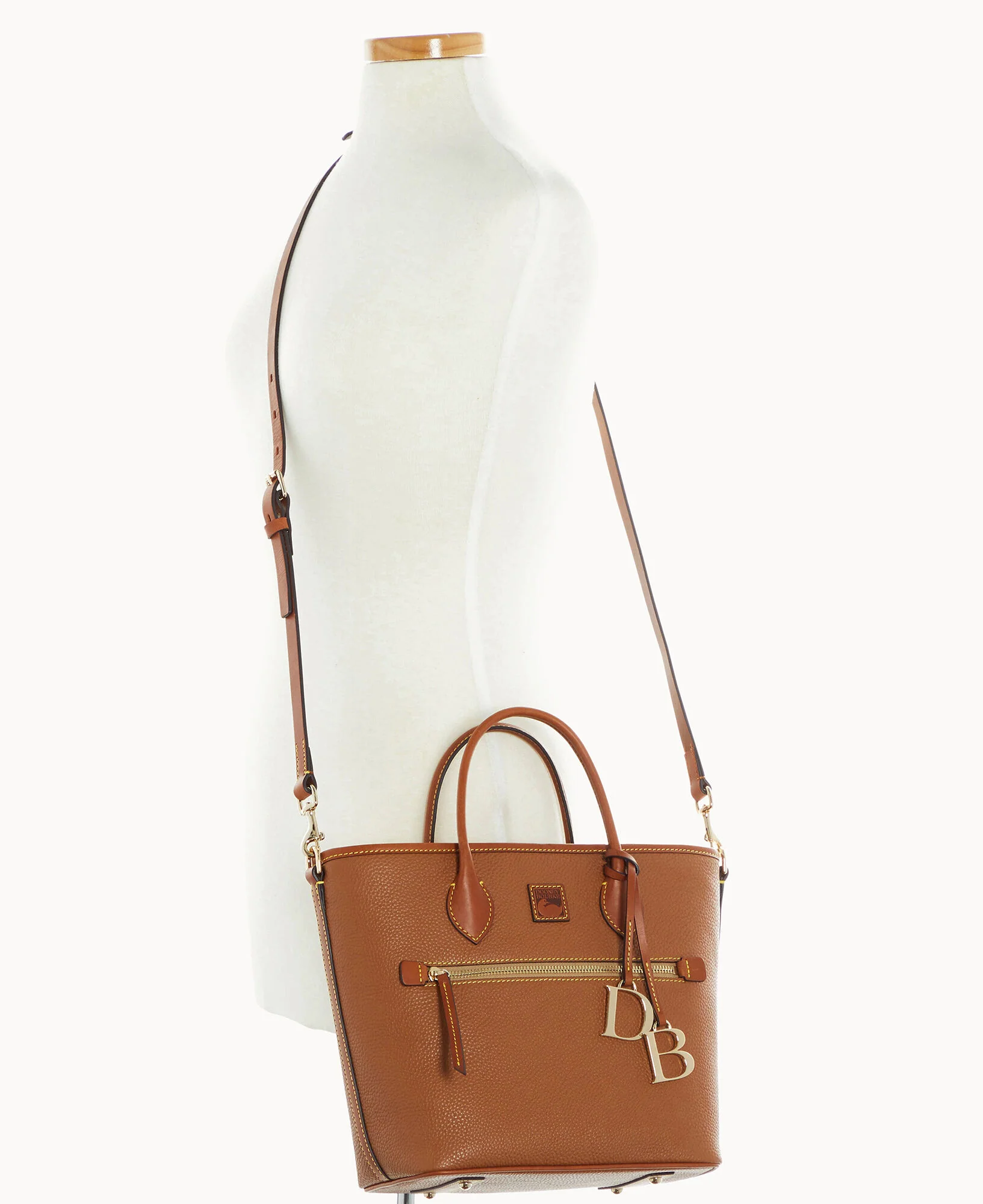 Pebble Grain Handle Tote - Image 17