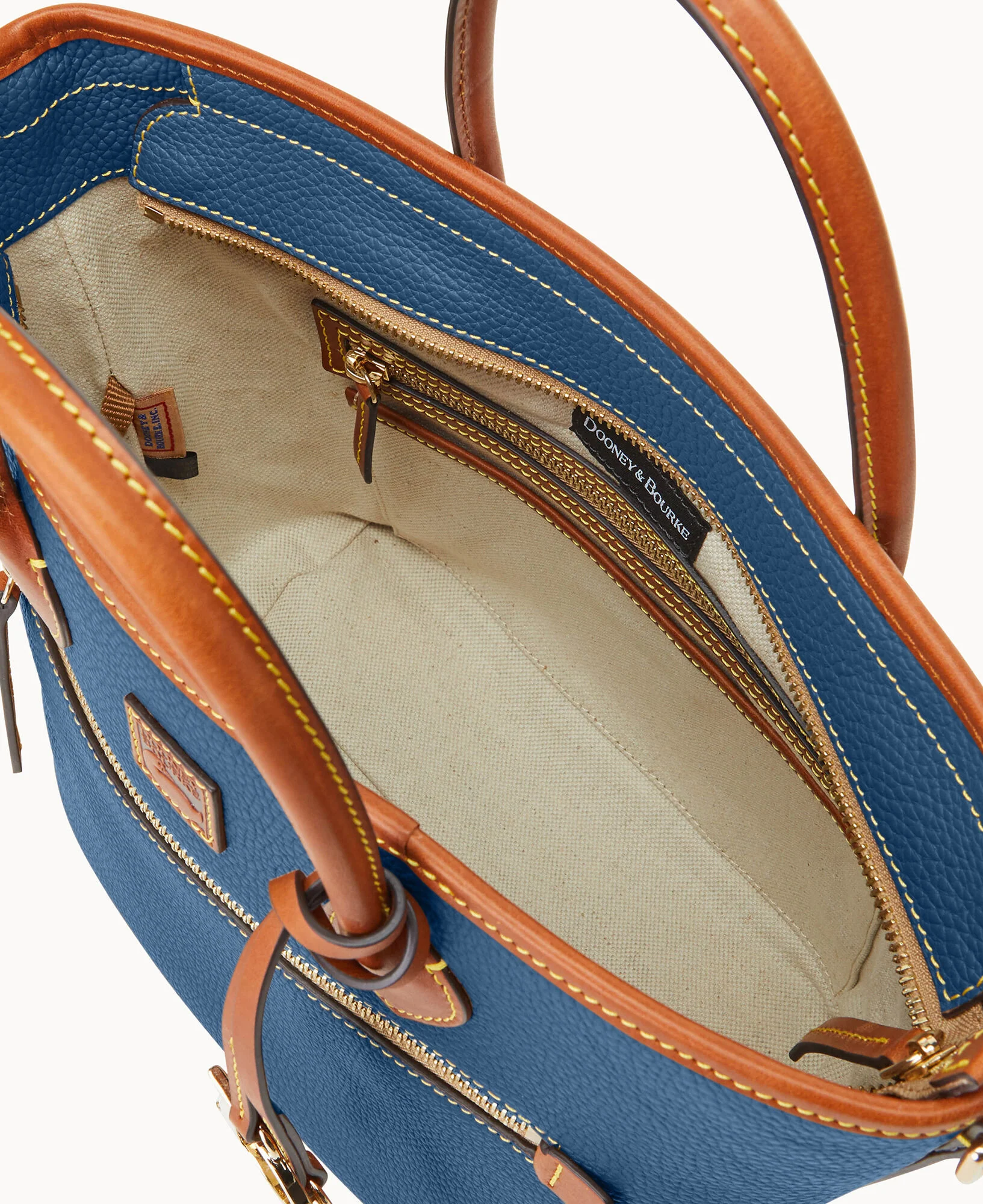 Pebble Grain Handle Tote - Image 35