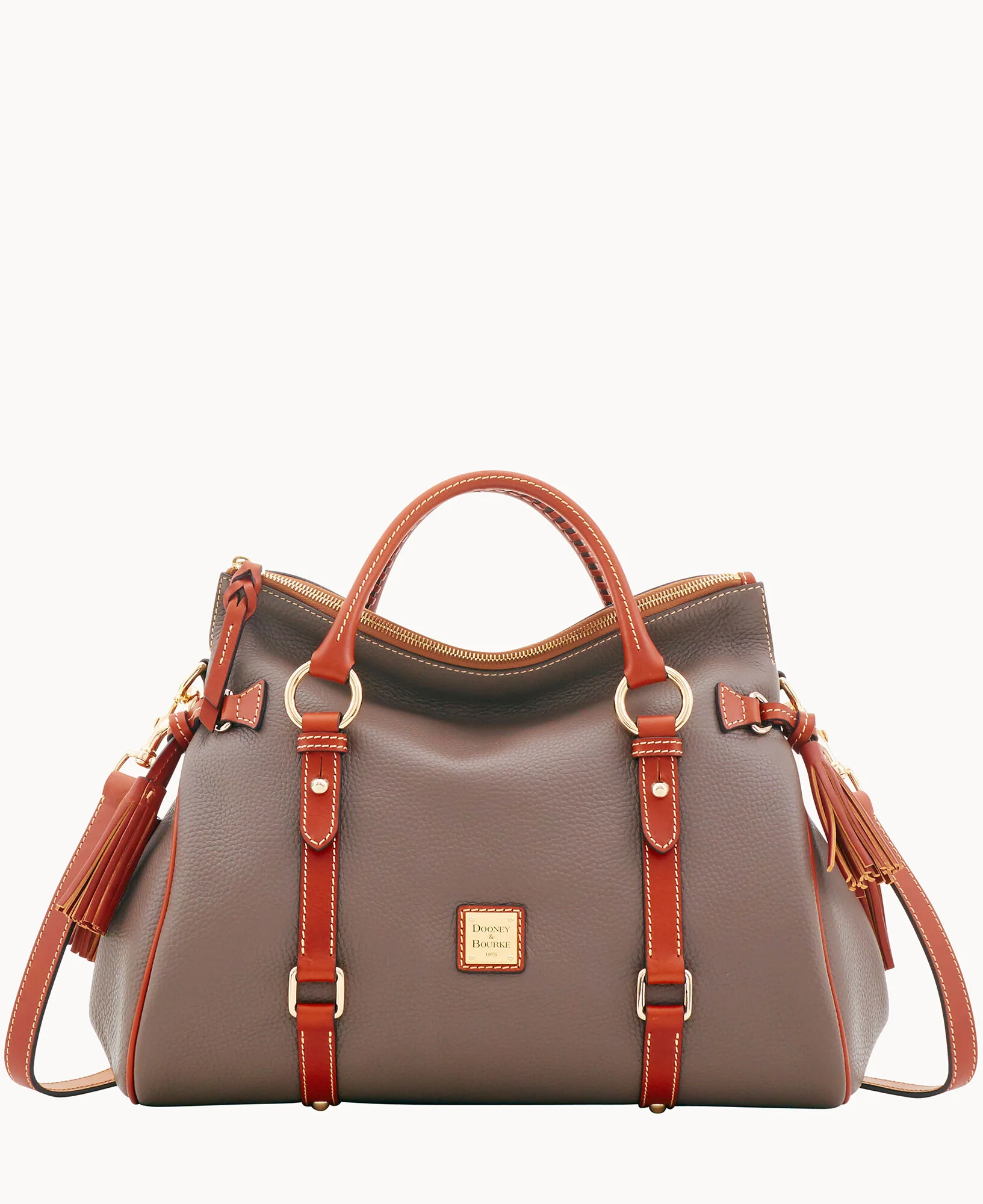 Pebble Grain Large Satchel - Image 24
