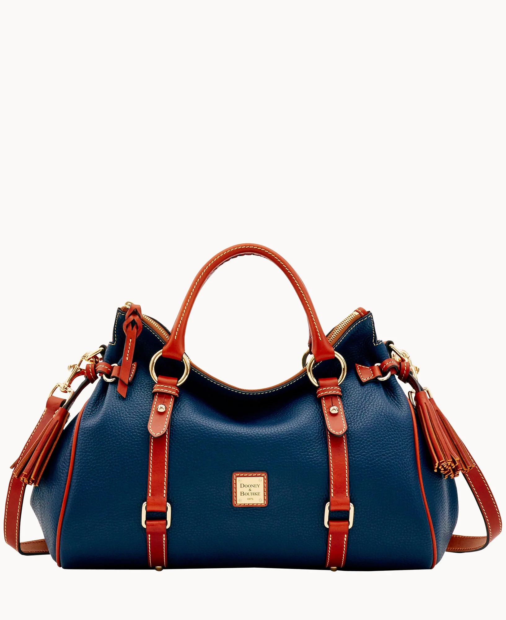 Pebble Grain Large Satchel - Image 28
