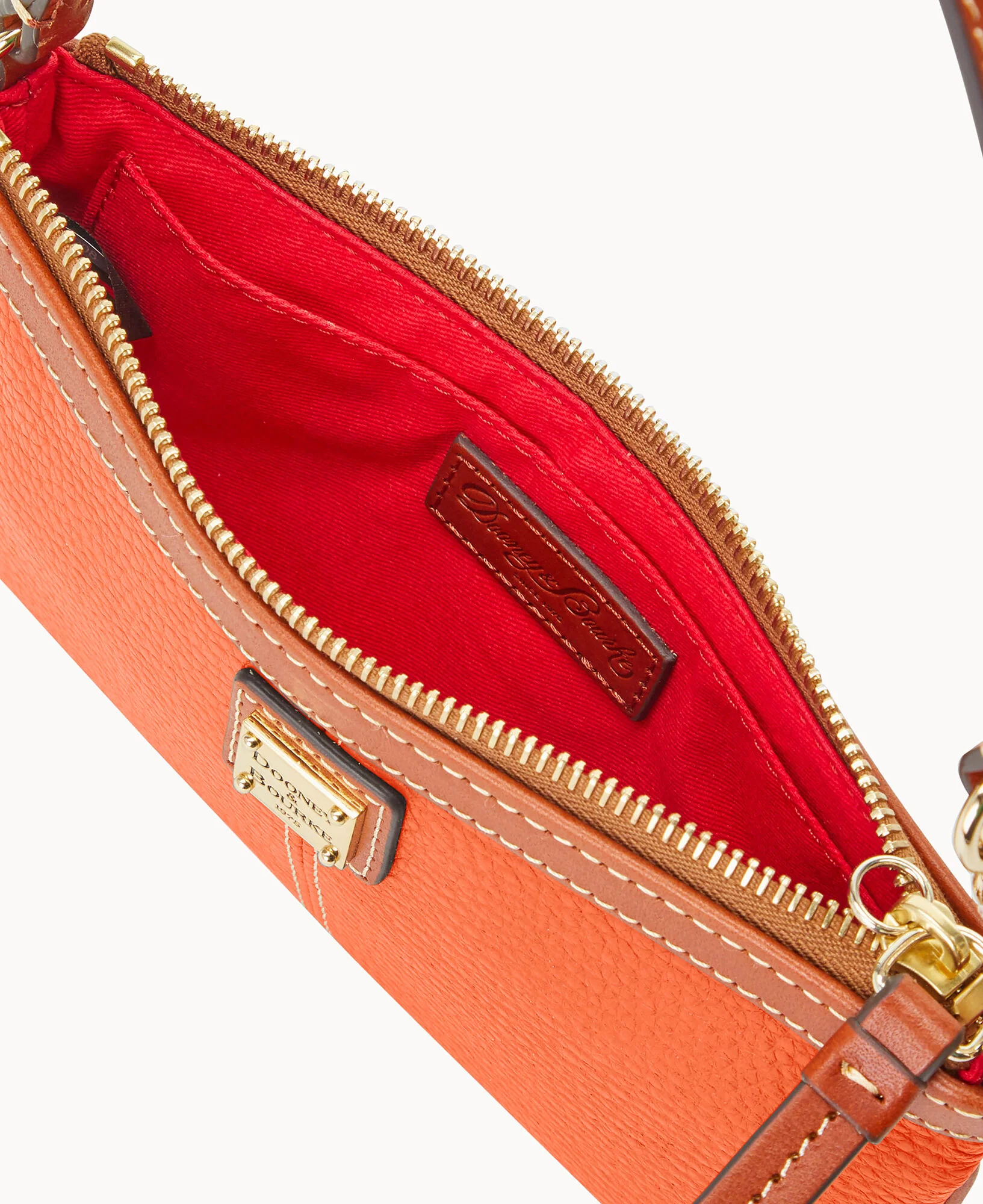 Pebble Grain Large Slim Wristlet - Image 24