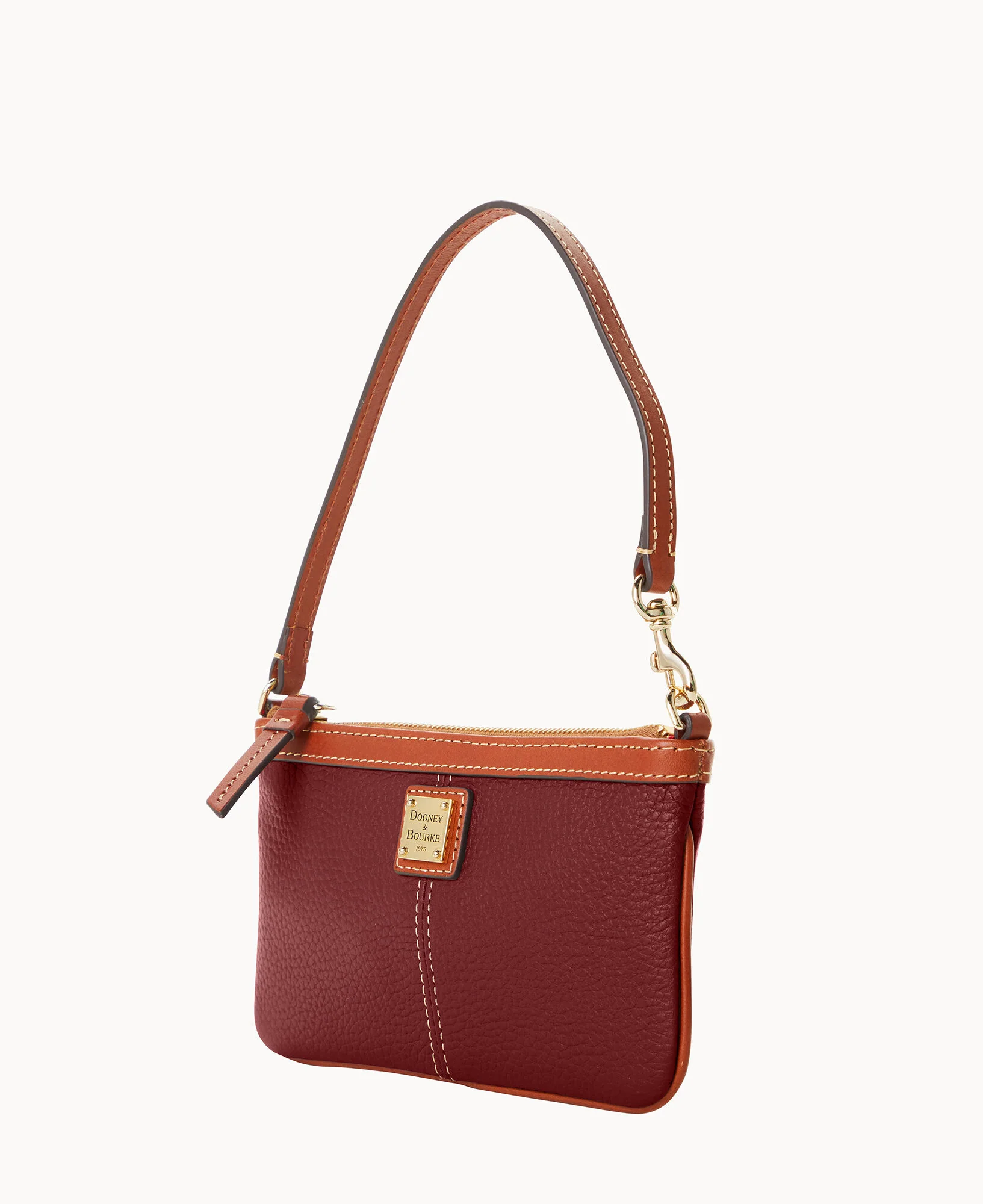 Pebble Grain Large Slim Wristlet - Image 32