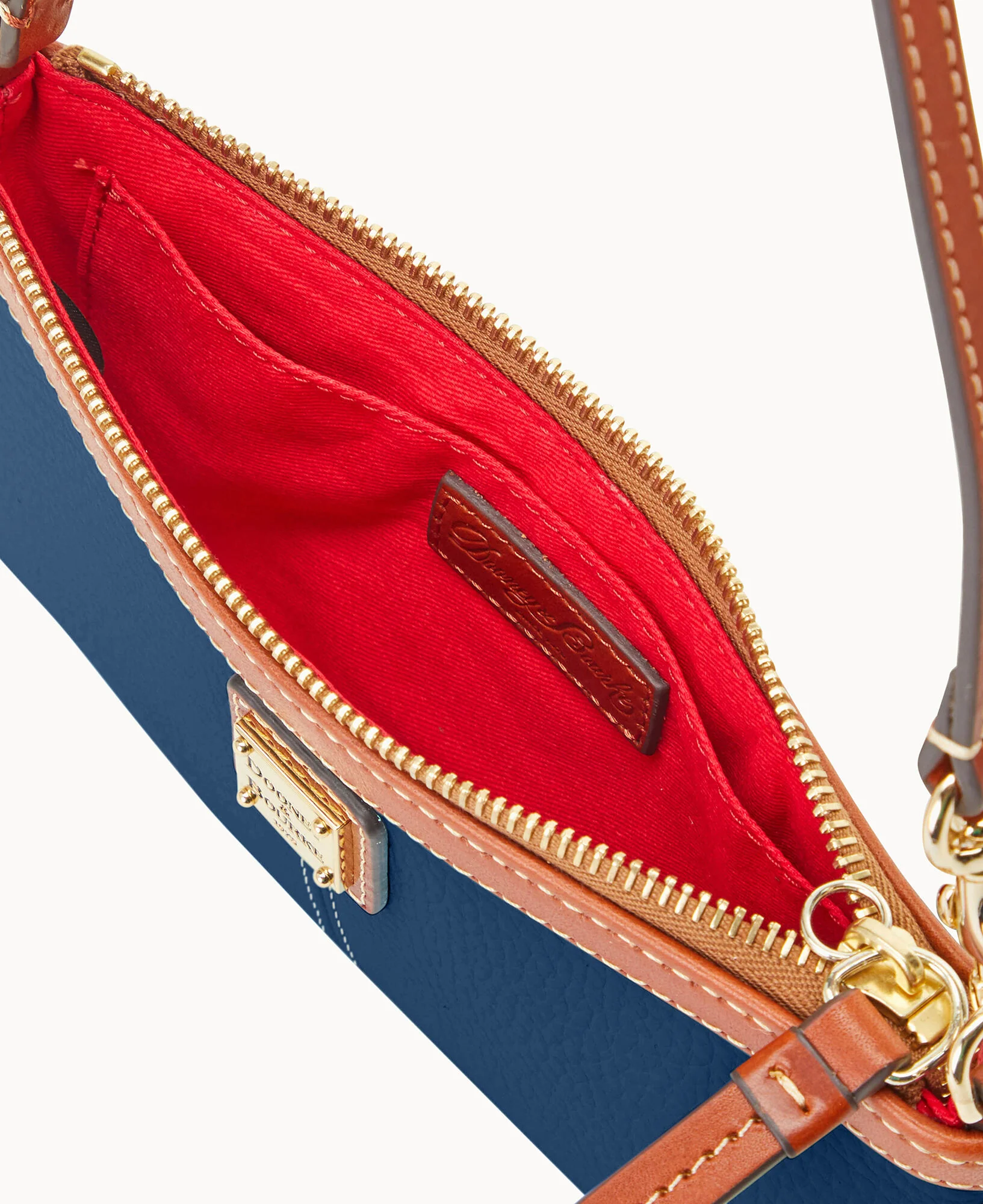 Pebble Grain Large Slim Wristlet - Image 42