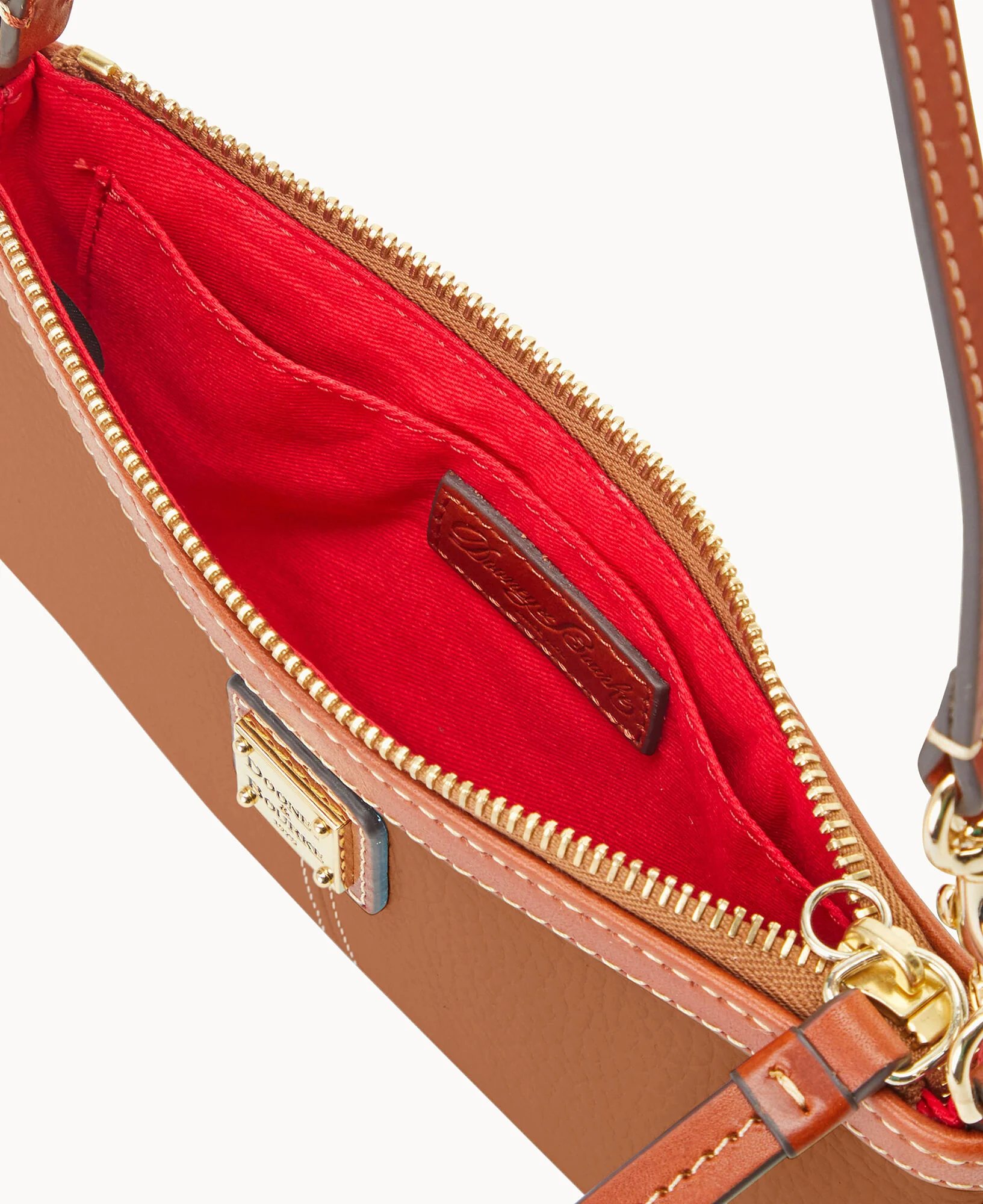 Pebble Grain Large Slim Wristlet - Image 6