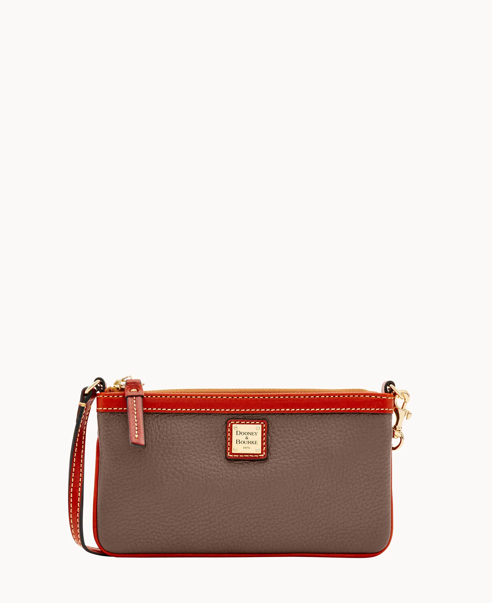 Pebble Grain Large Slim Wristlet - Image 21