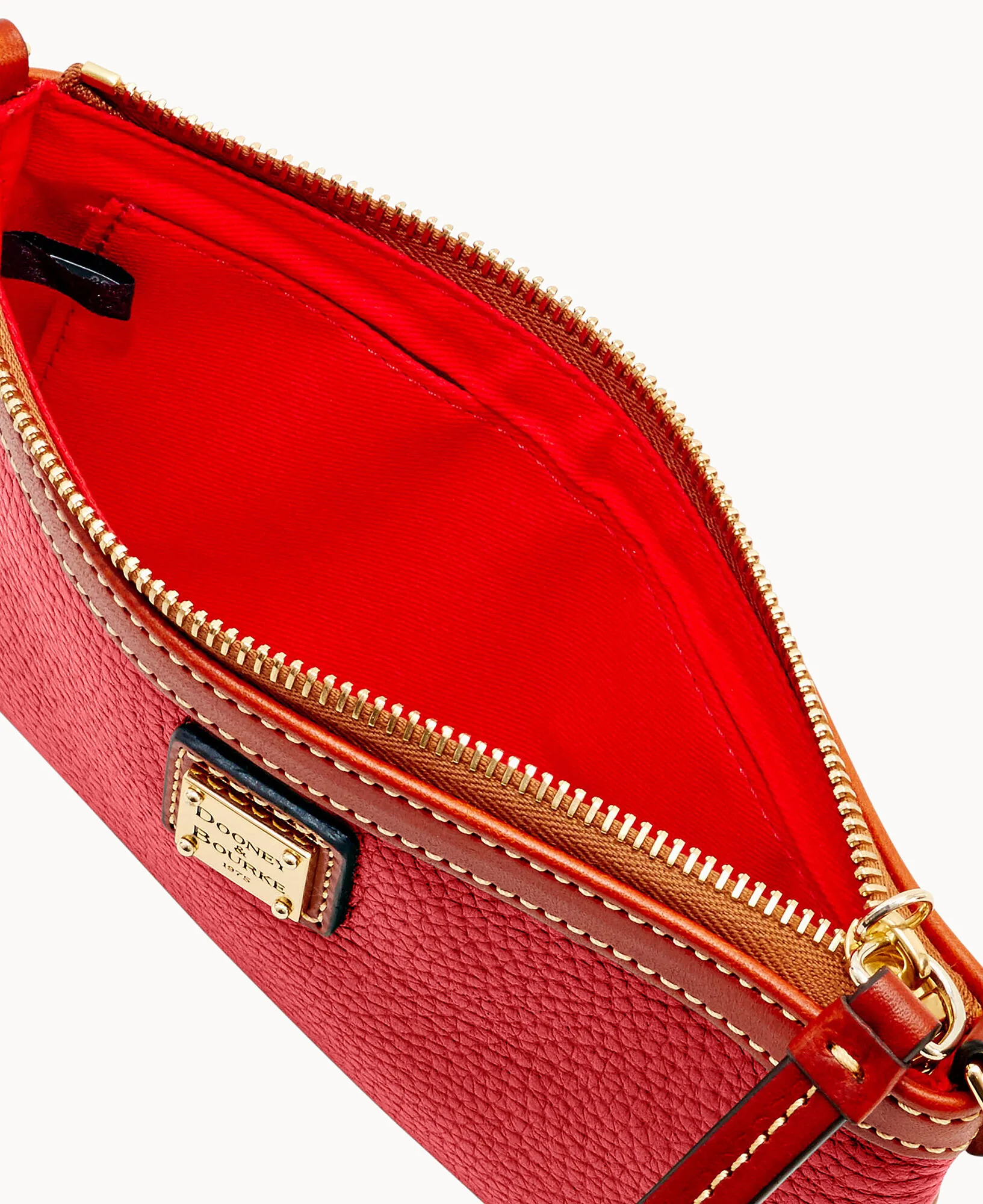 Pebble Grain Large Slim Wristlet - Image 26