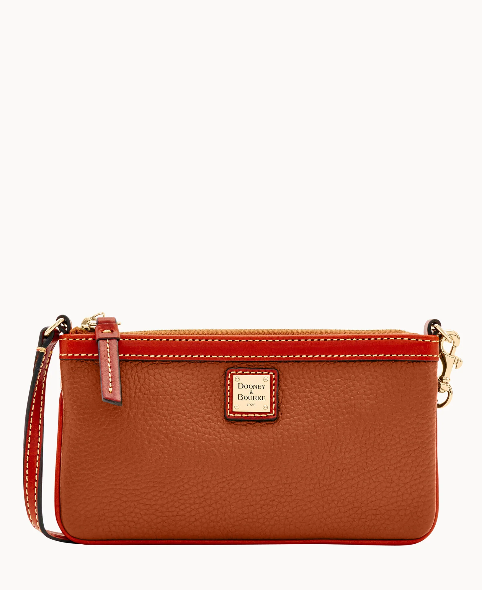 Pebble Grain Large Slim Wristlet - Image 27