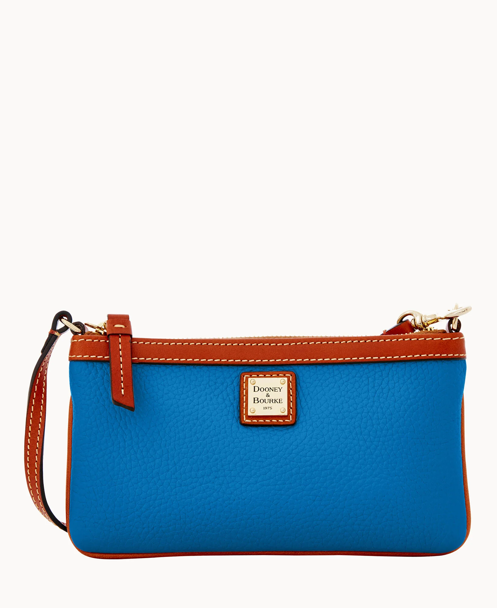 Pebble Grain Large Slim Wristlet - Image 30