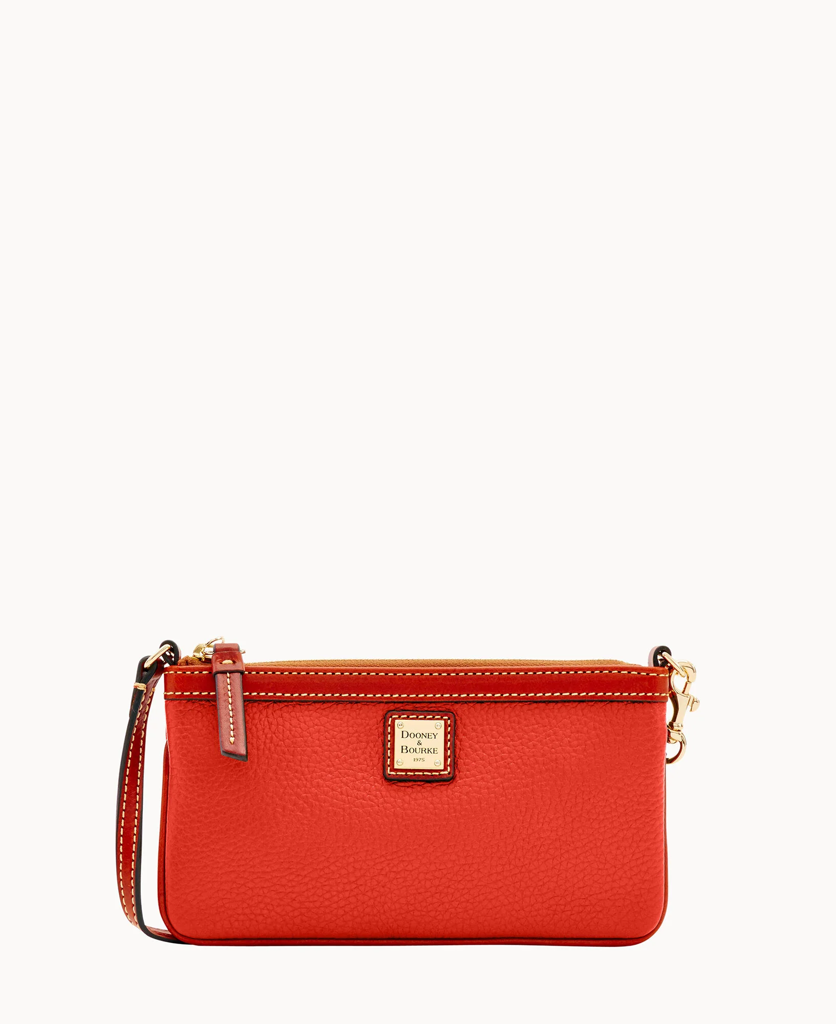 Pebble Grain Large Slim Wristlet - Image 36