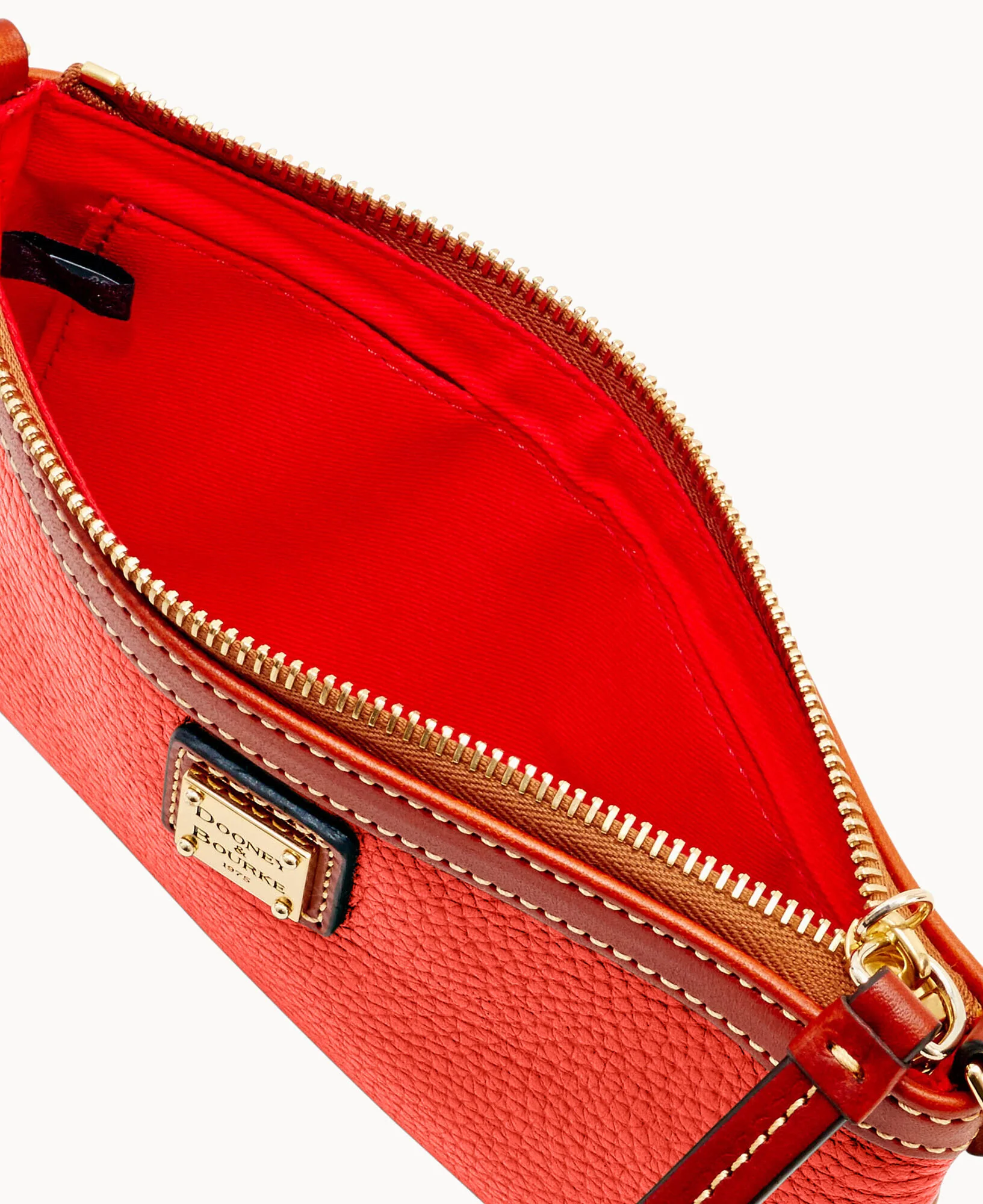 Pebble Grain Large Slim Wristlet - Image 38