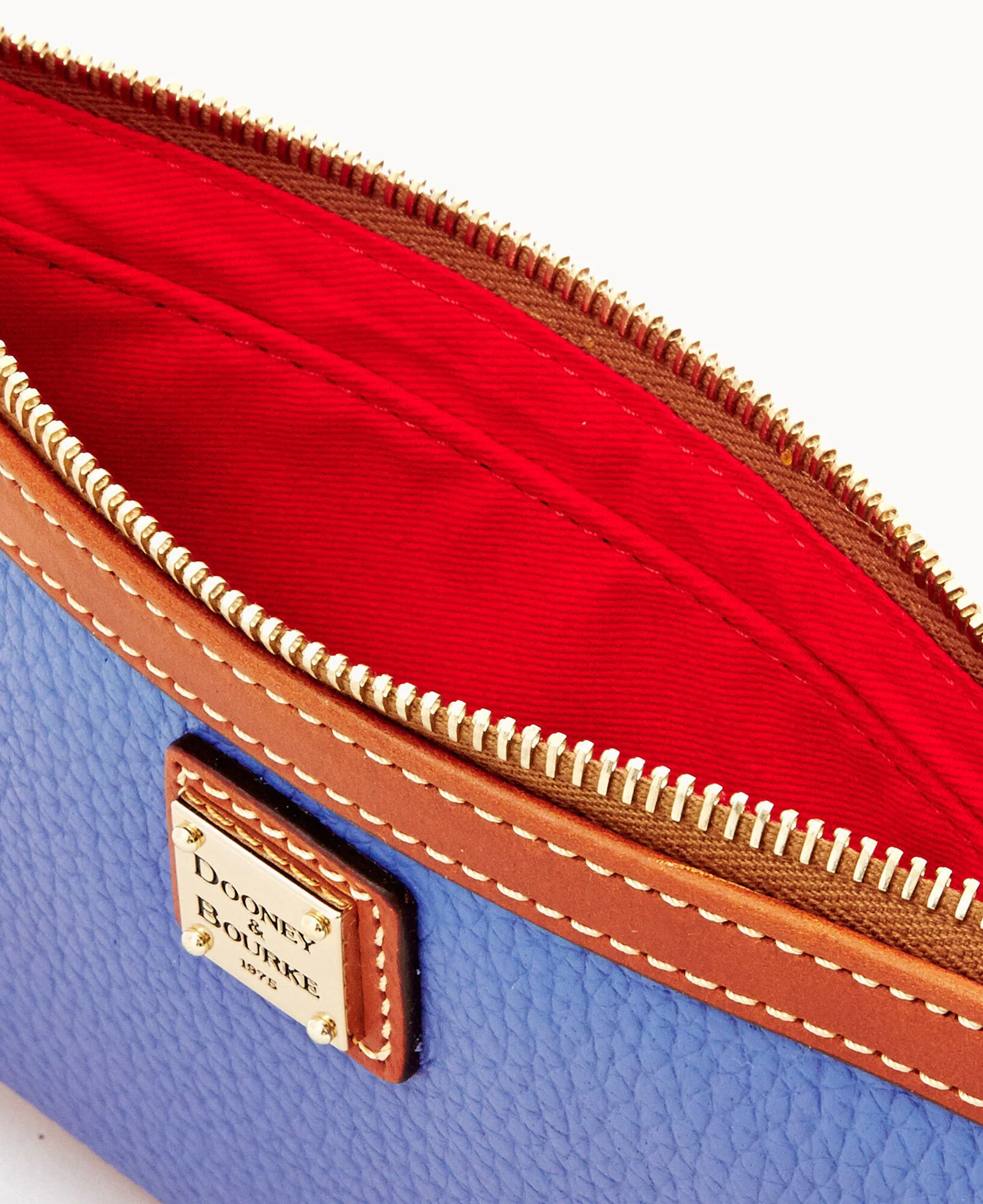 Pebble Grain Large Slim Wristlet - Image 42