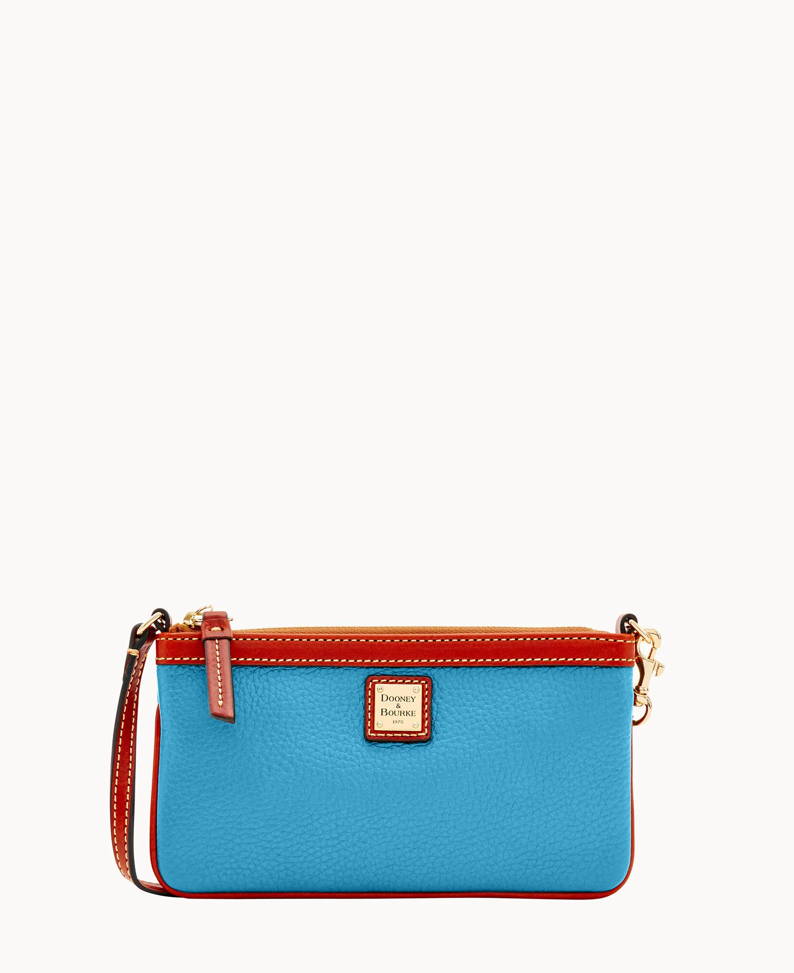 Pebble Grain Large Slim Wristlet - Image 43