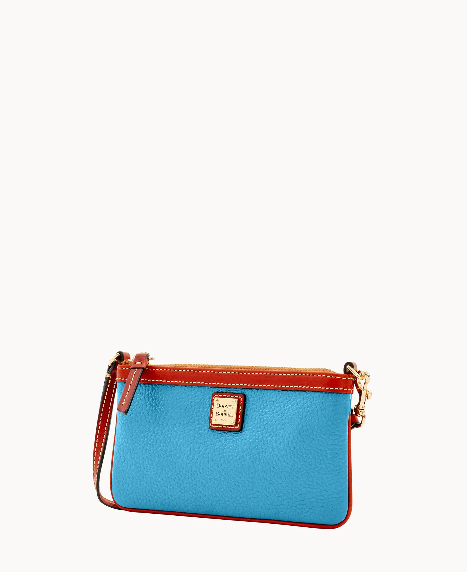 Pebble Grain Large Slim Wristlet - Image 44