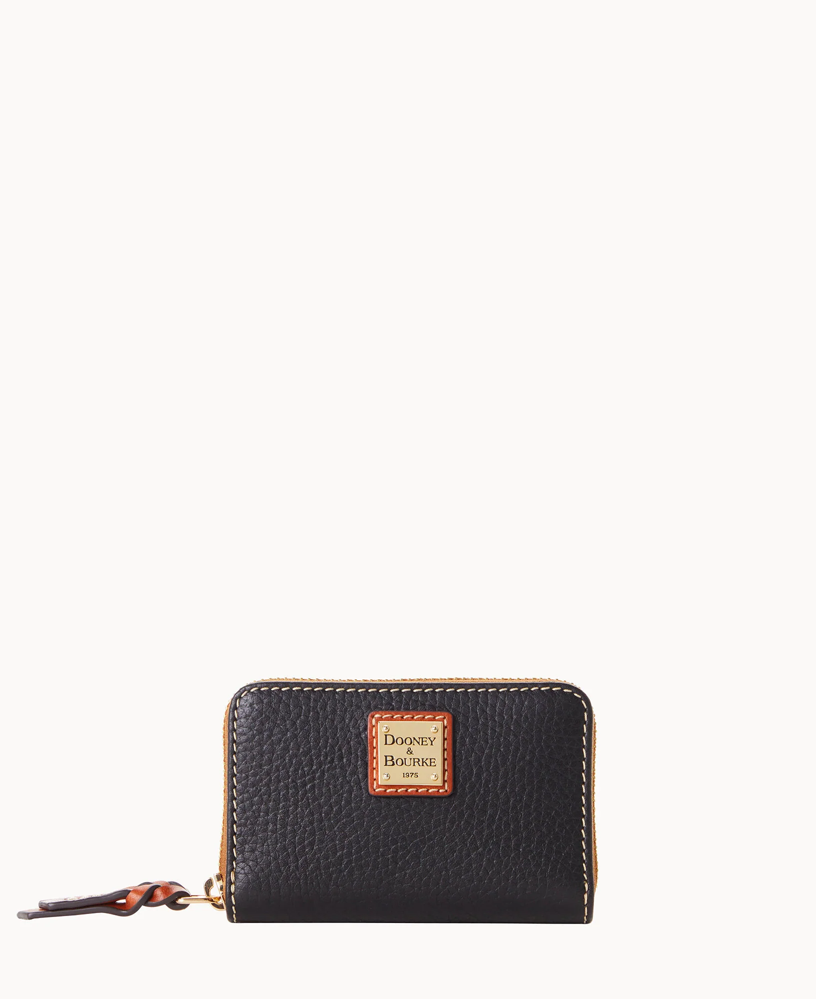 Pebble Grain Large Zip Around Credit Card Case - Image 13
