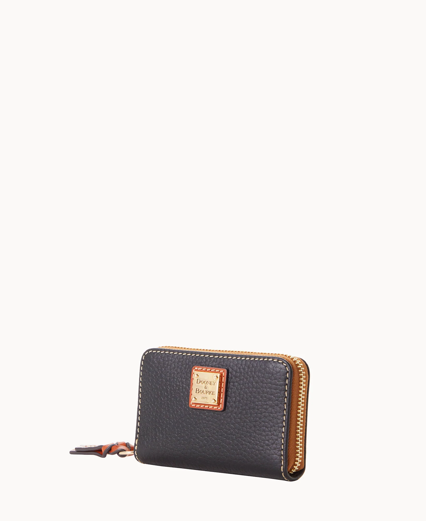 Pebble Grain Large Zip Around Credit Card Case - Image 14