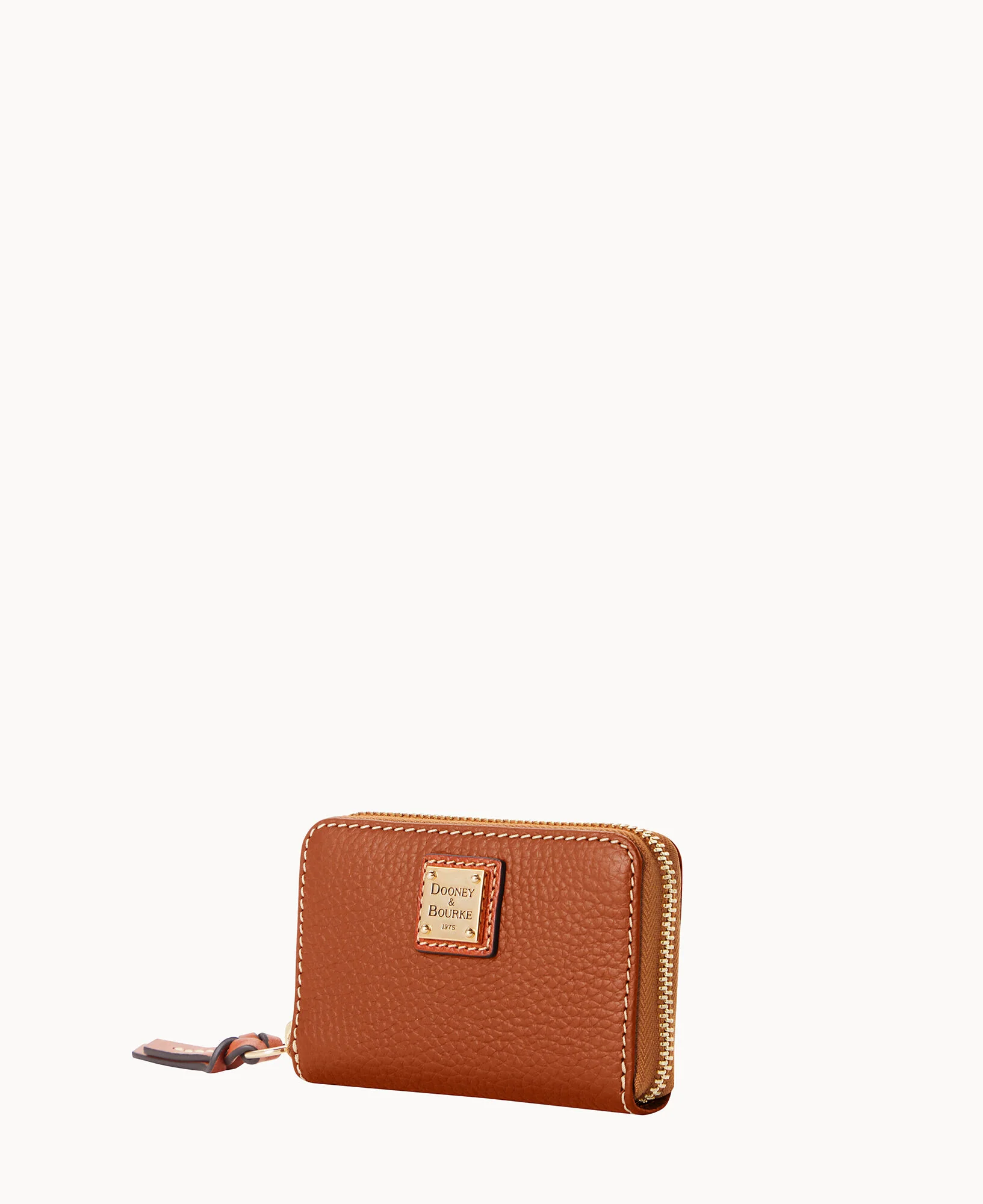 Pebble Grain Large Zip Around Credit Card Case - Image 35