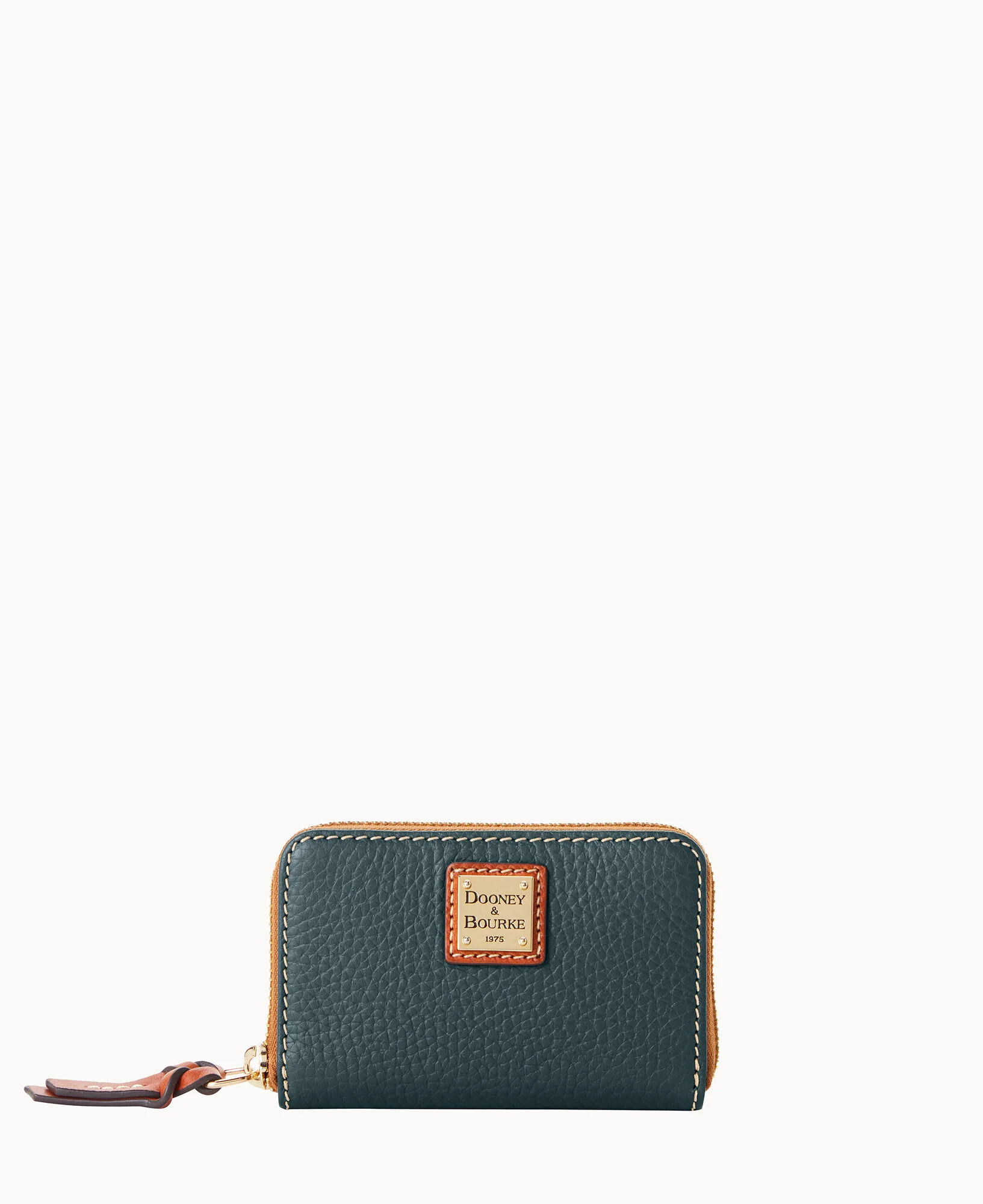 Pebble Grain Large Zip Around Credit Card Case - Image 4