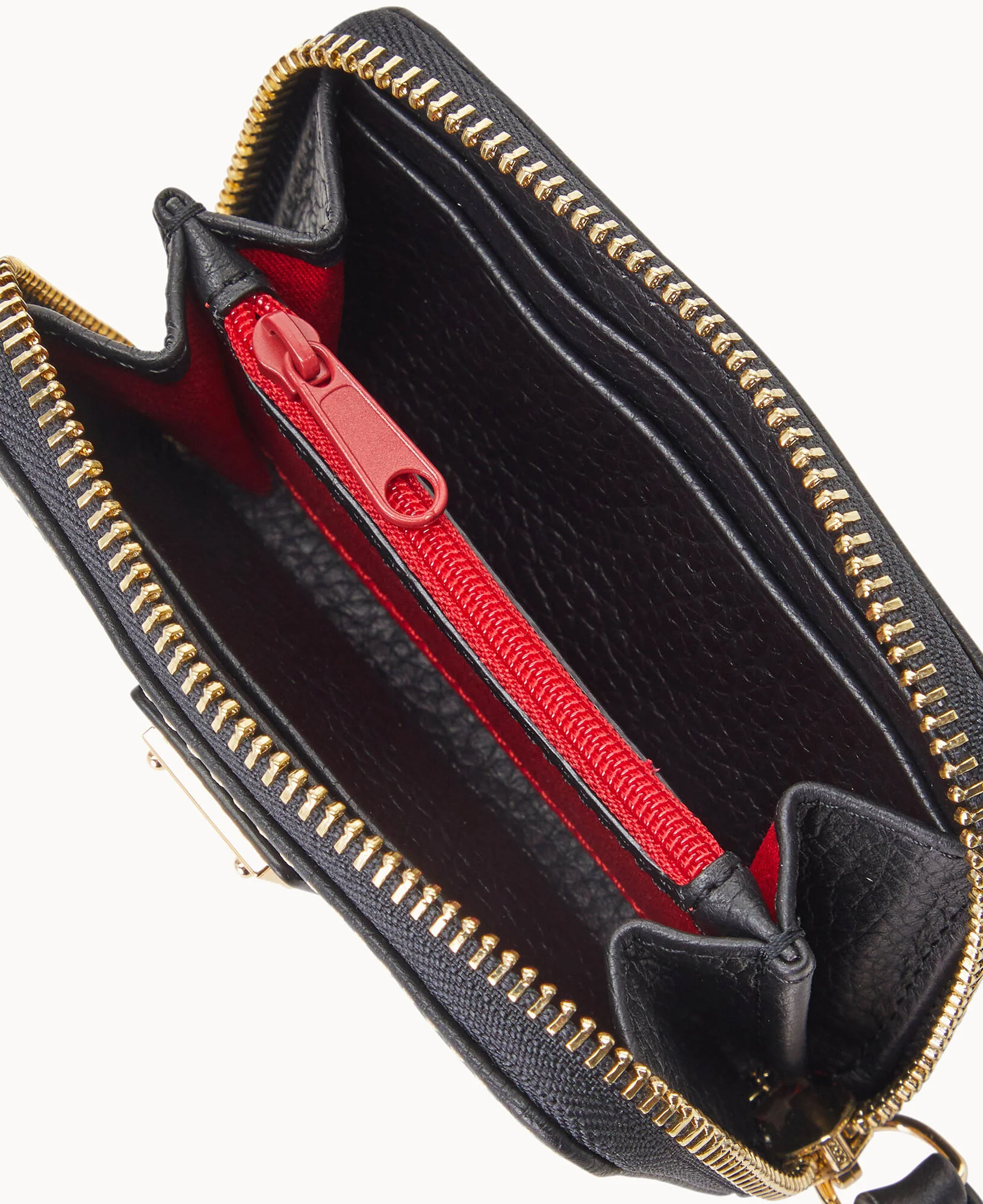 Pebble Grain Large Zip Around Credit Card Case - Image 42