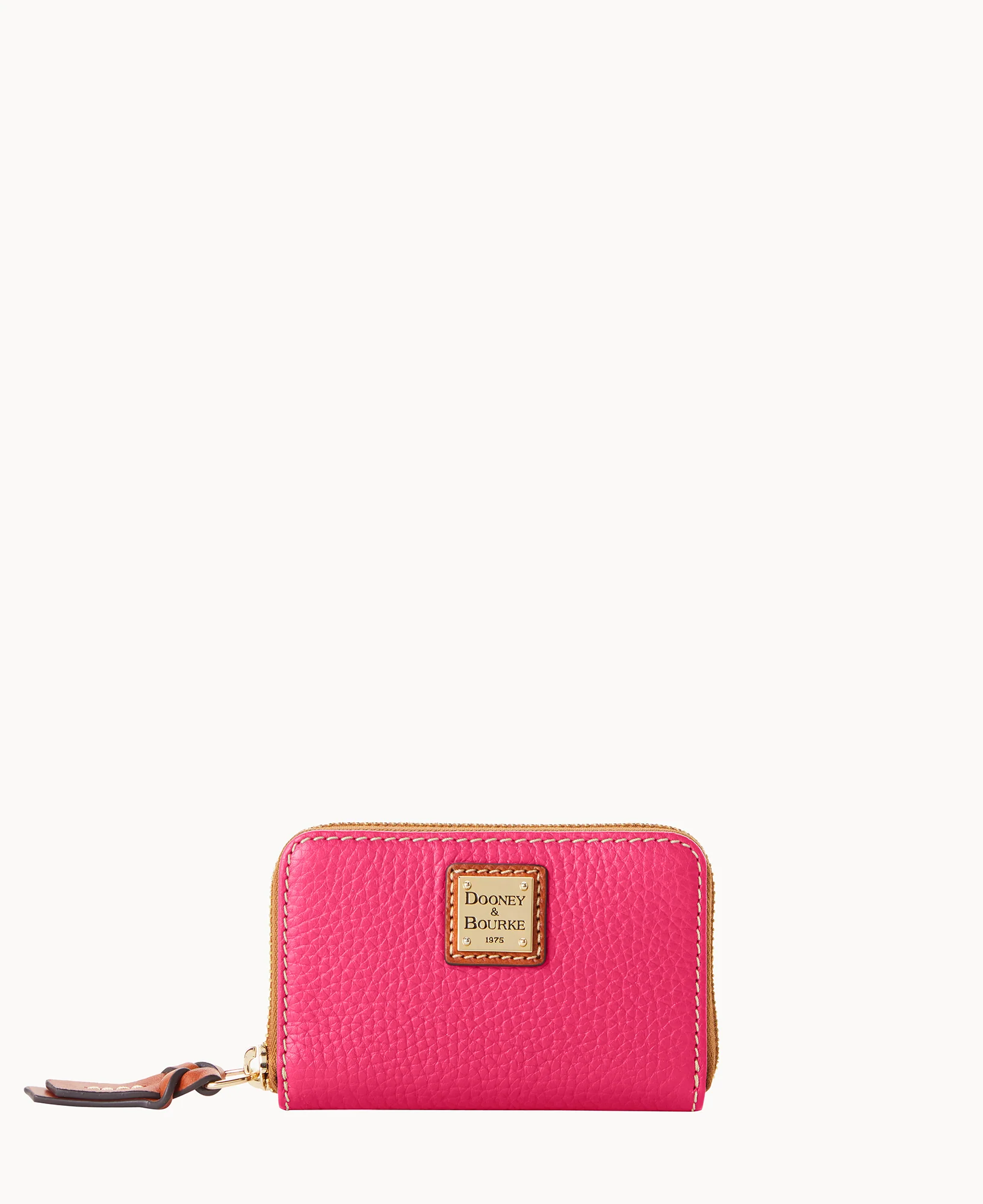 Pebble Grain Large Zip Around Credit Card Case - Image 49
