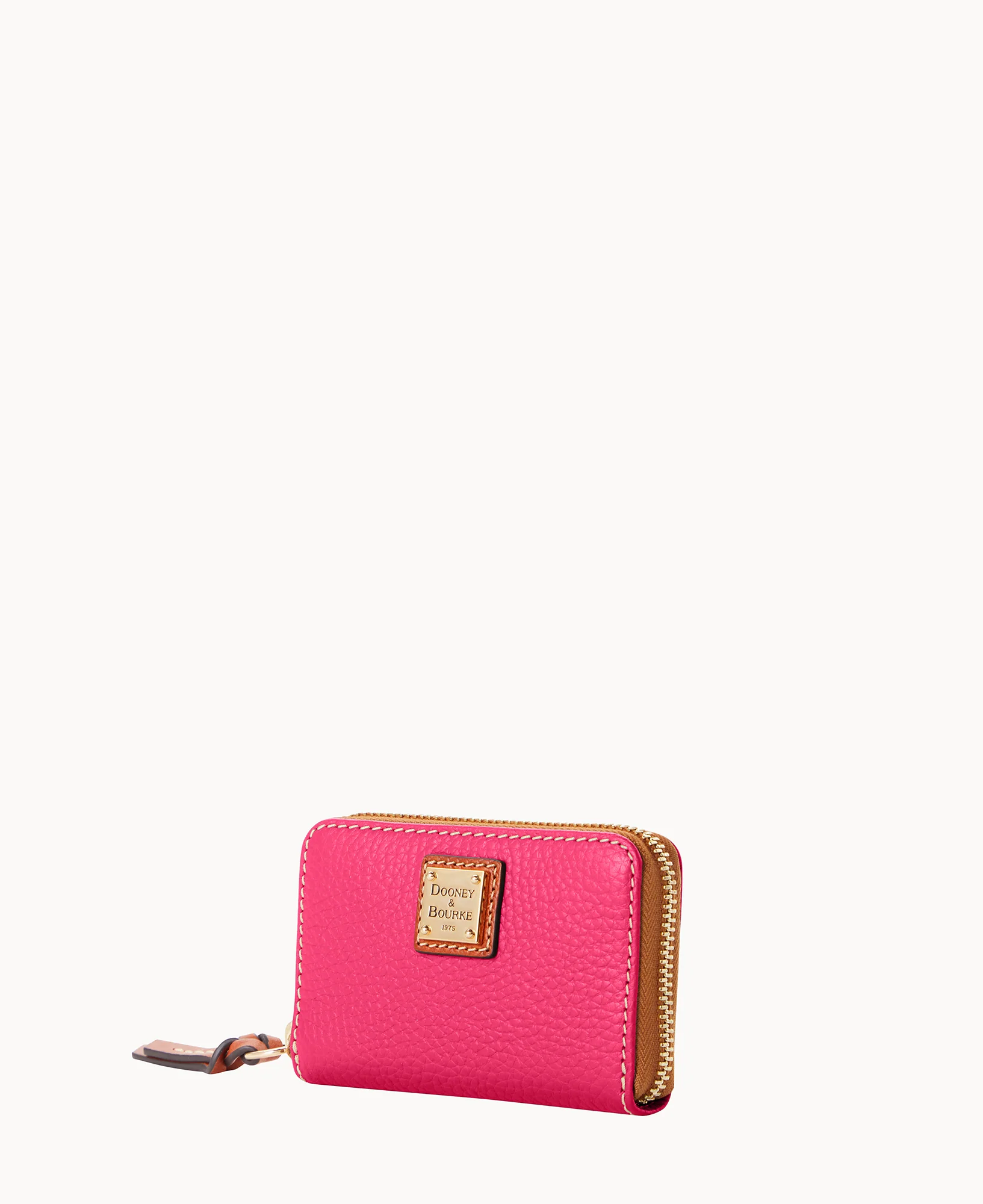 Pebble Grain Large Zip Around Credit Card Case - Image 50