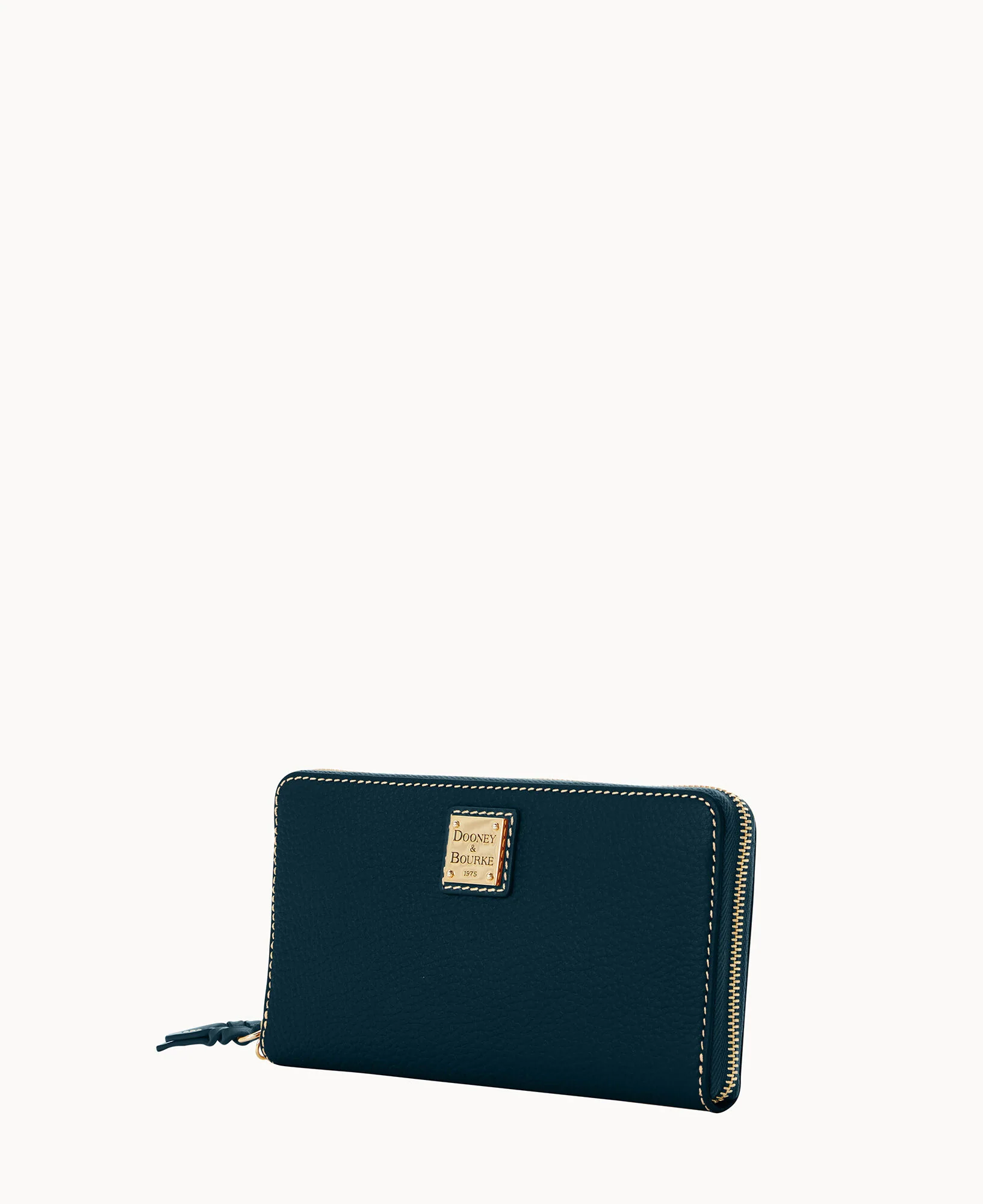 Pebble Grain Large Zip Around Wristlet Crossbody - Image 2