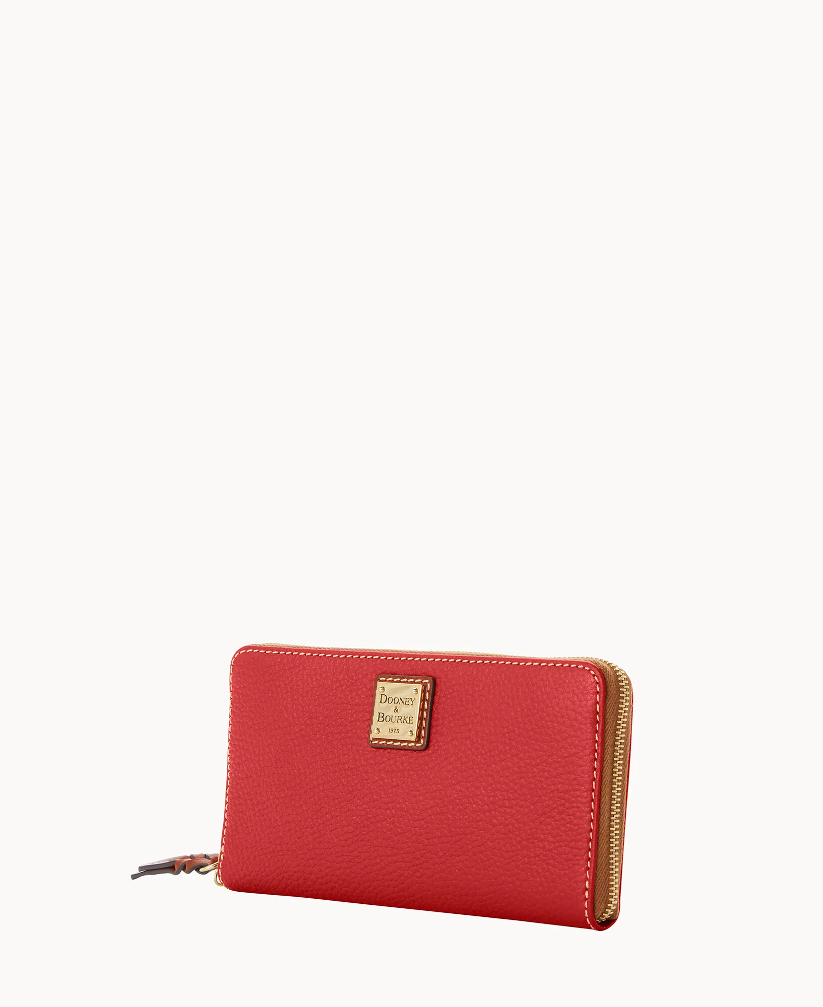 Pebble Grain Large Zip Around Wristlet Crossbody - Image 49