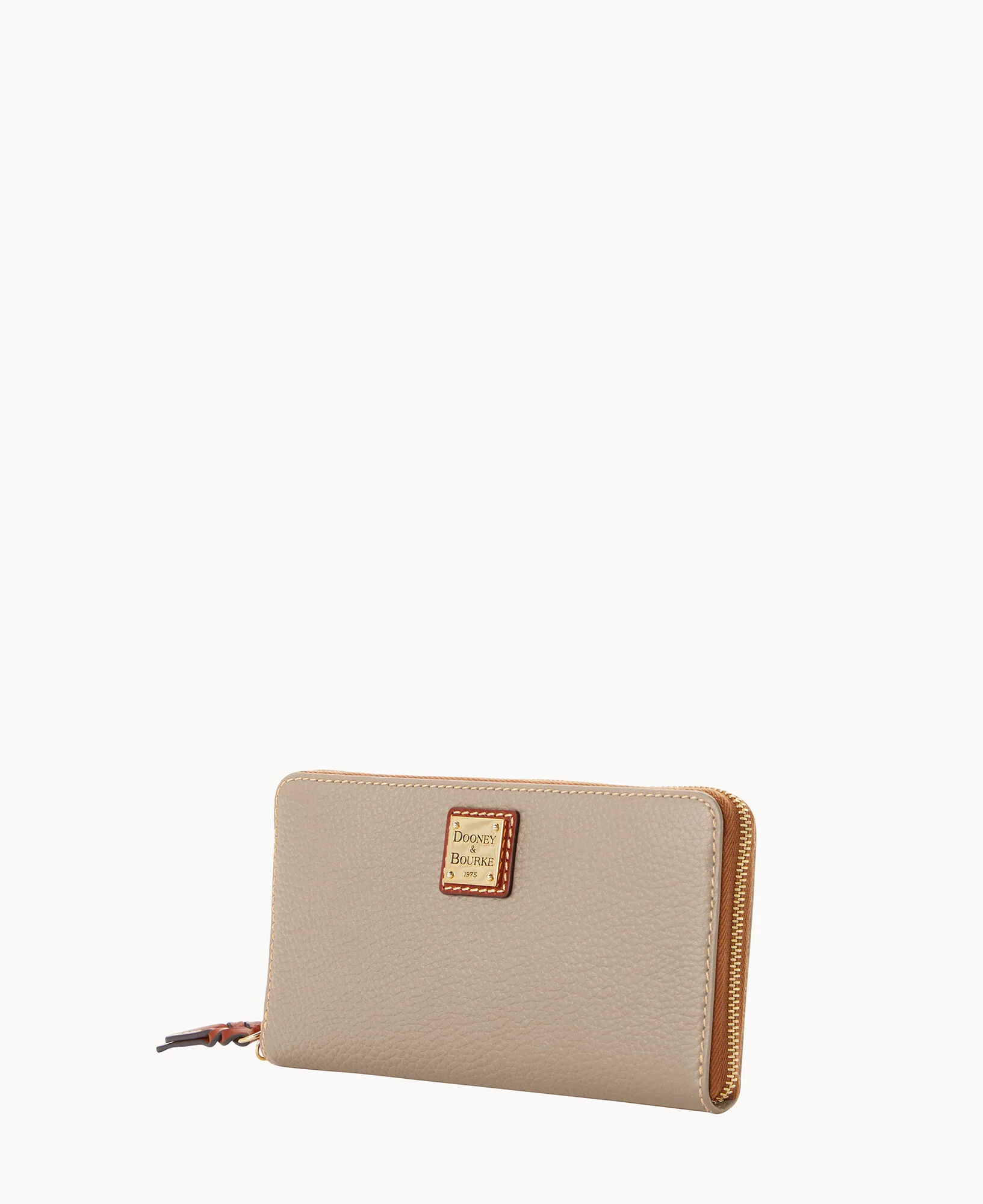 Pebble Grain Large Zip Around Wristlet Crossbody - Image 59