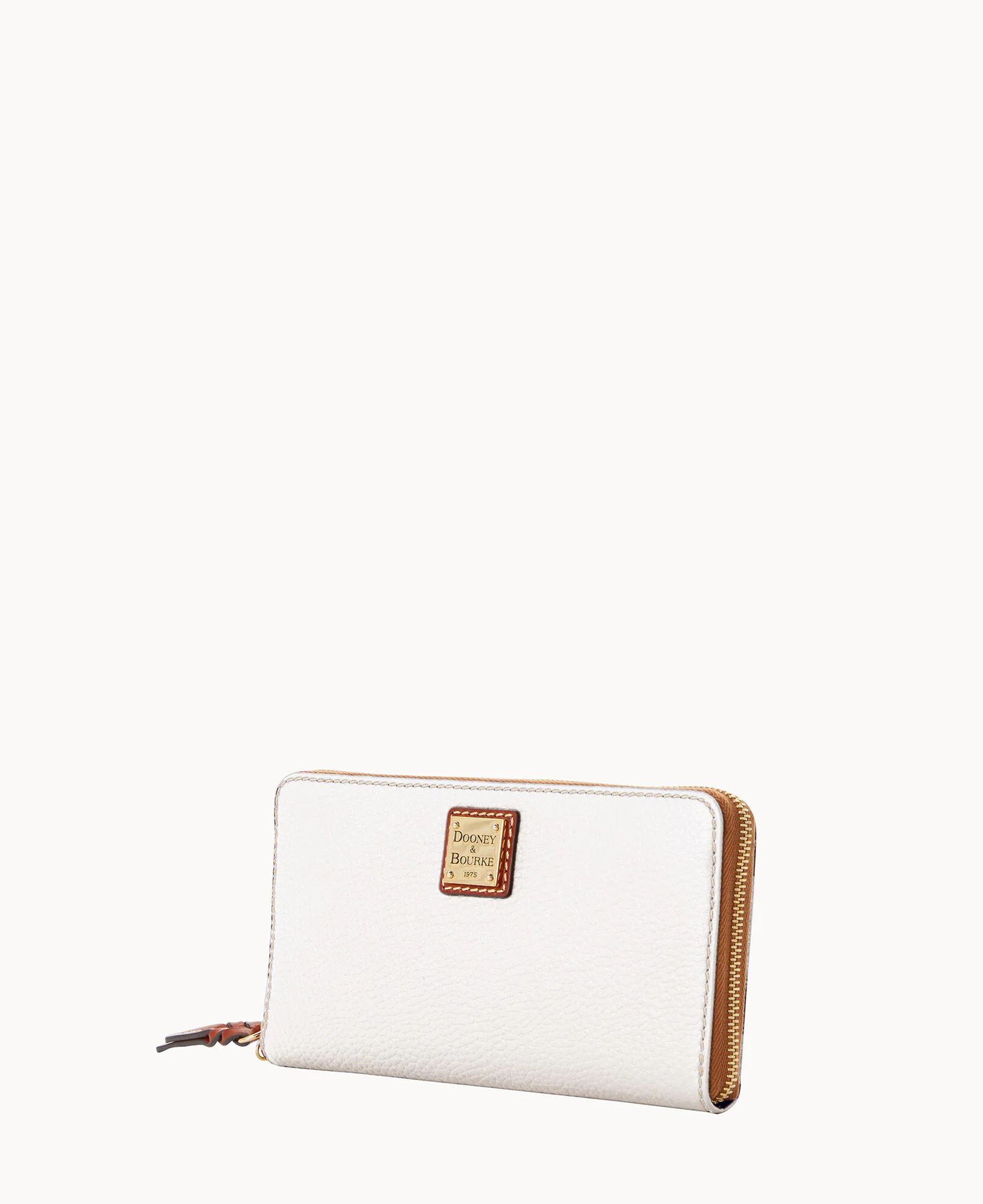 Pebble Grain Large Zip Around Wristlet Crossbody - Image 64