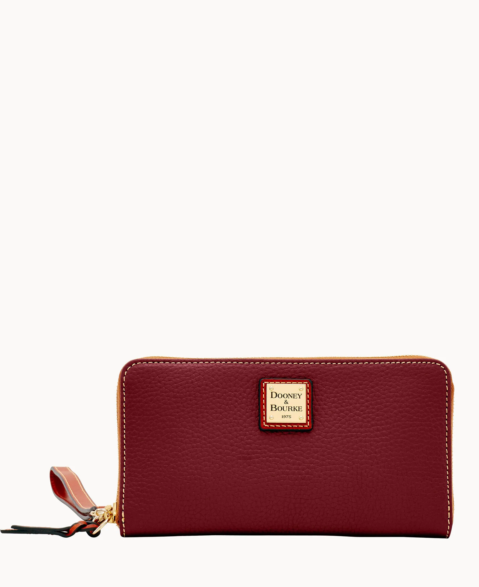 Pebble Grain Large Zip Around Wristlet - Image 16