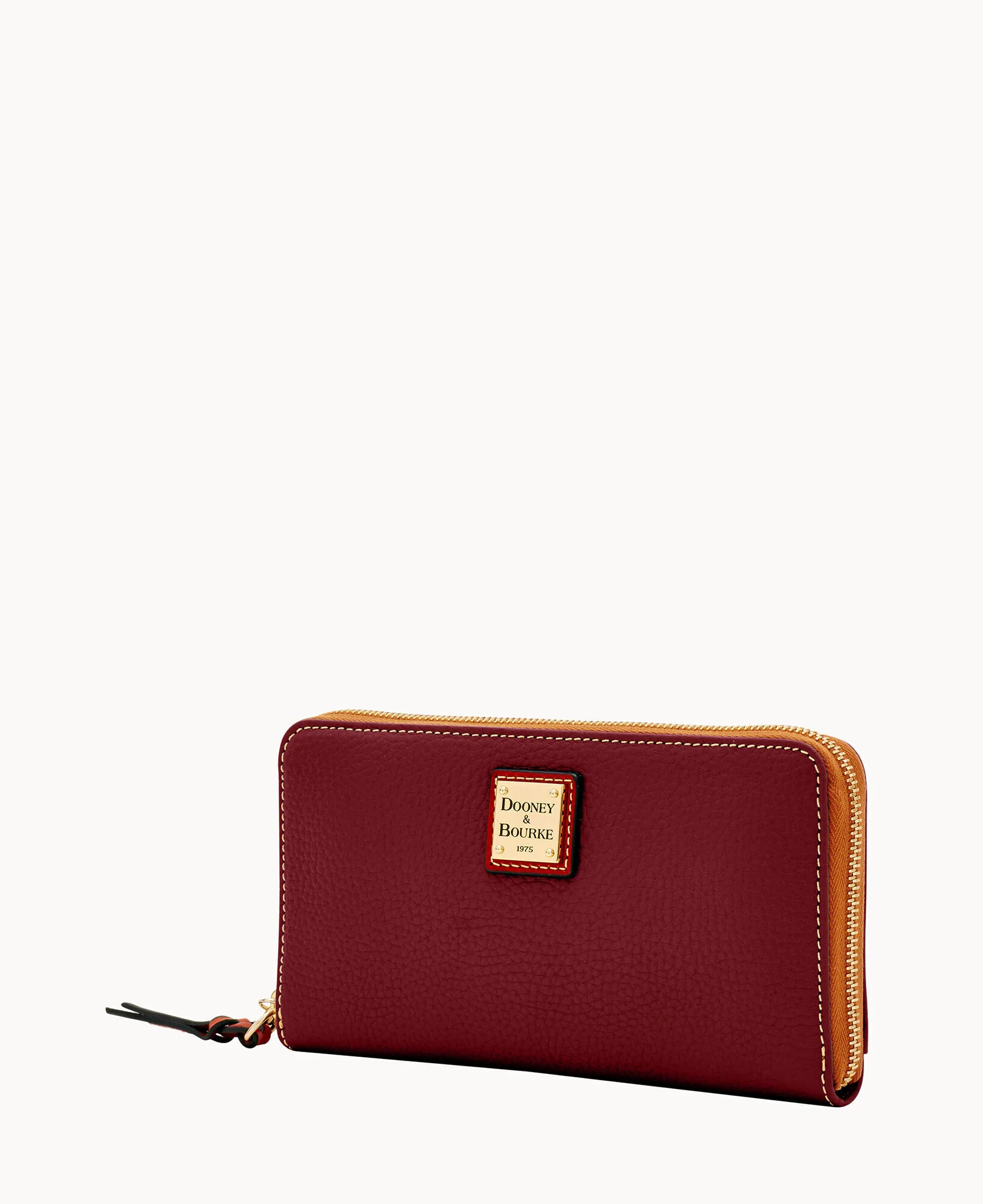 Pebble Grain Large Zip Around Wristlet - Image 17