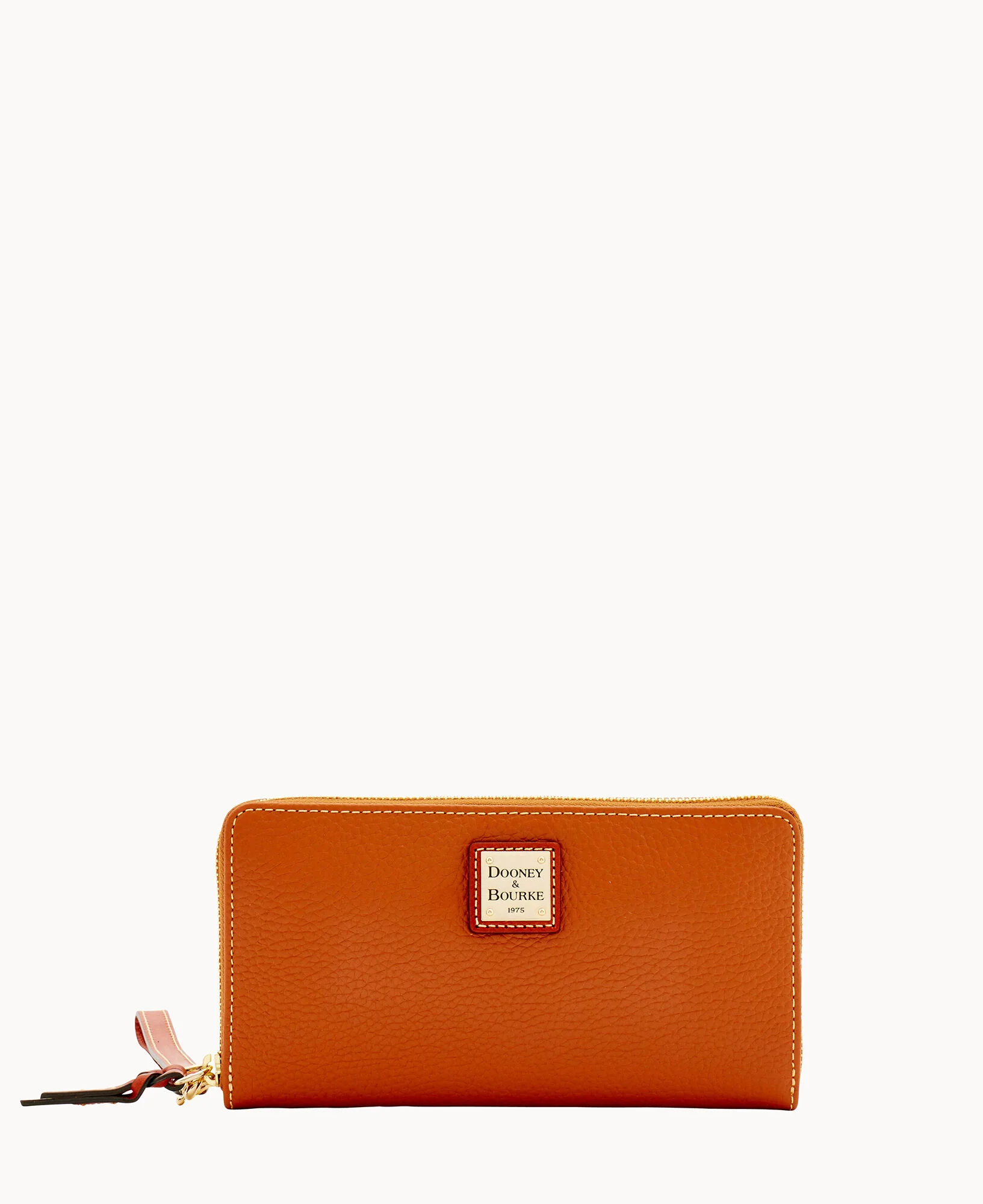 Pebble Grain Large Zip Around Wristlet - Image 19