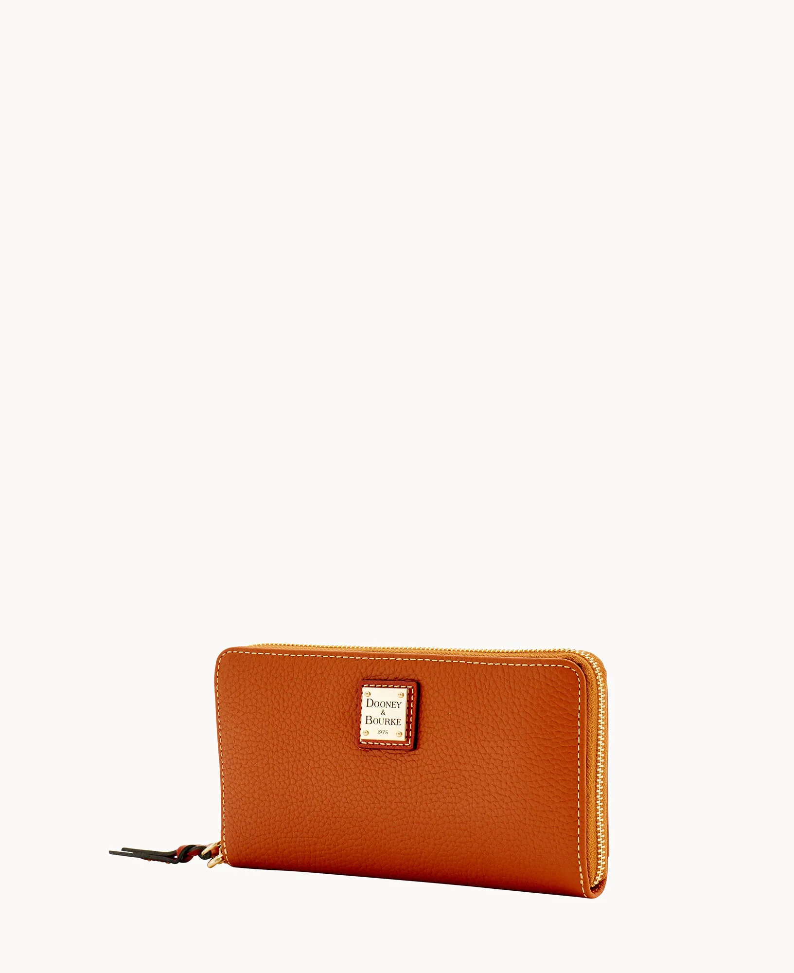 Pebble Grain Large Zip Around Wristlet - Image 20