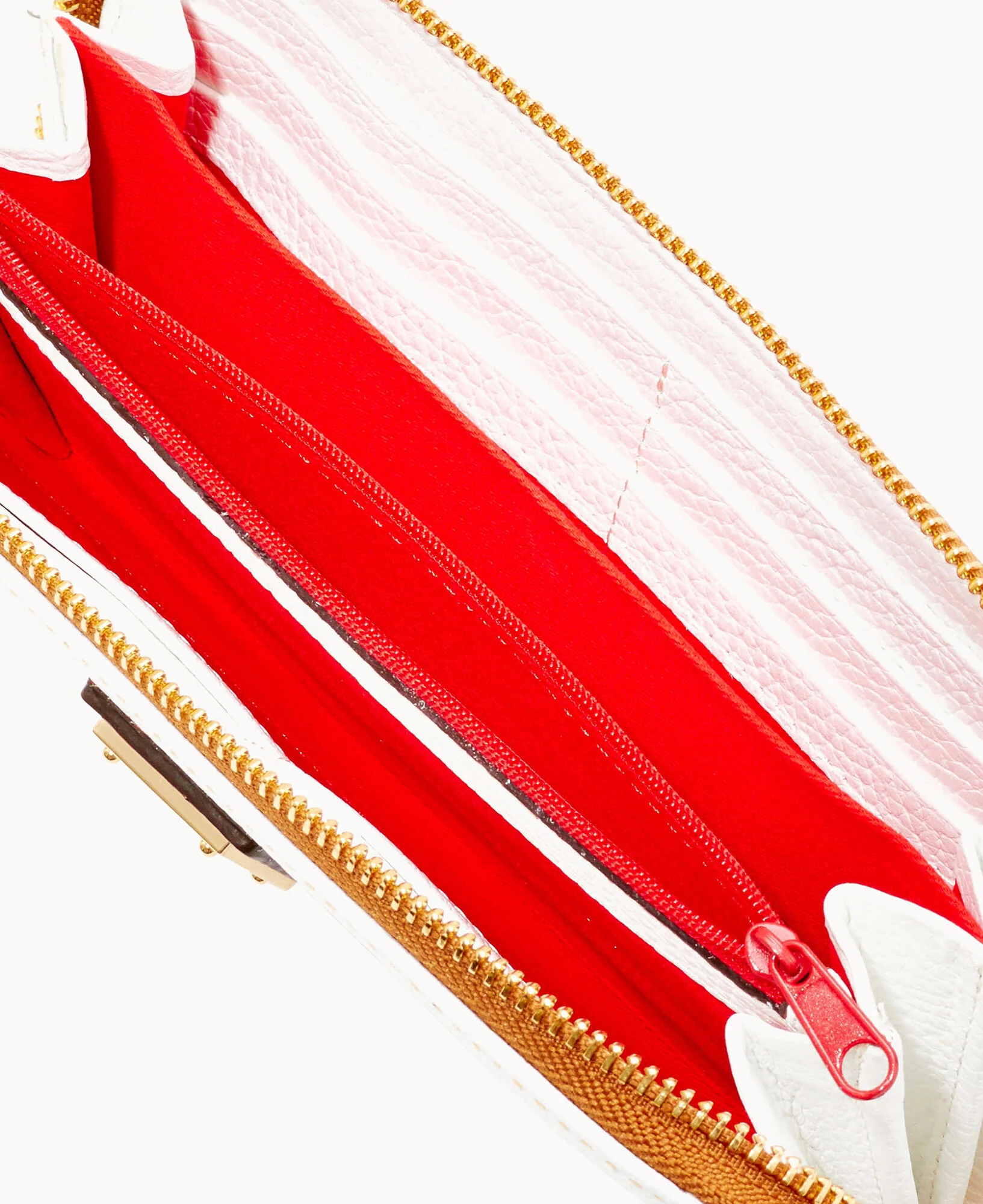 Pebble Grain Large Zip Around Wristlet - Image 27