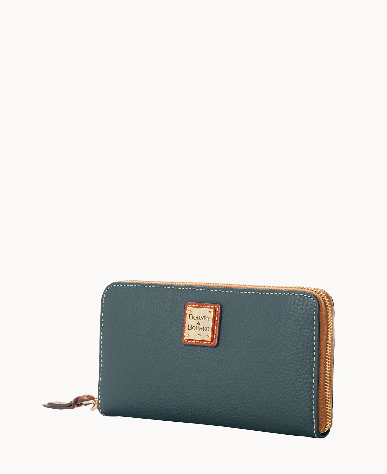 Pebble Grain Large Zip Around Wristlet - Image 29