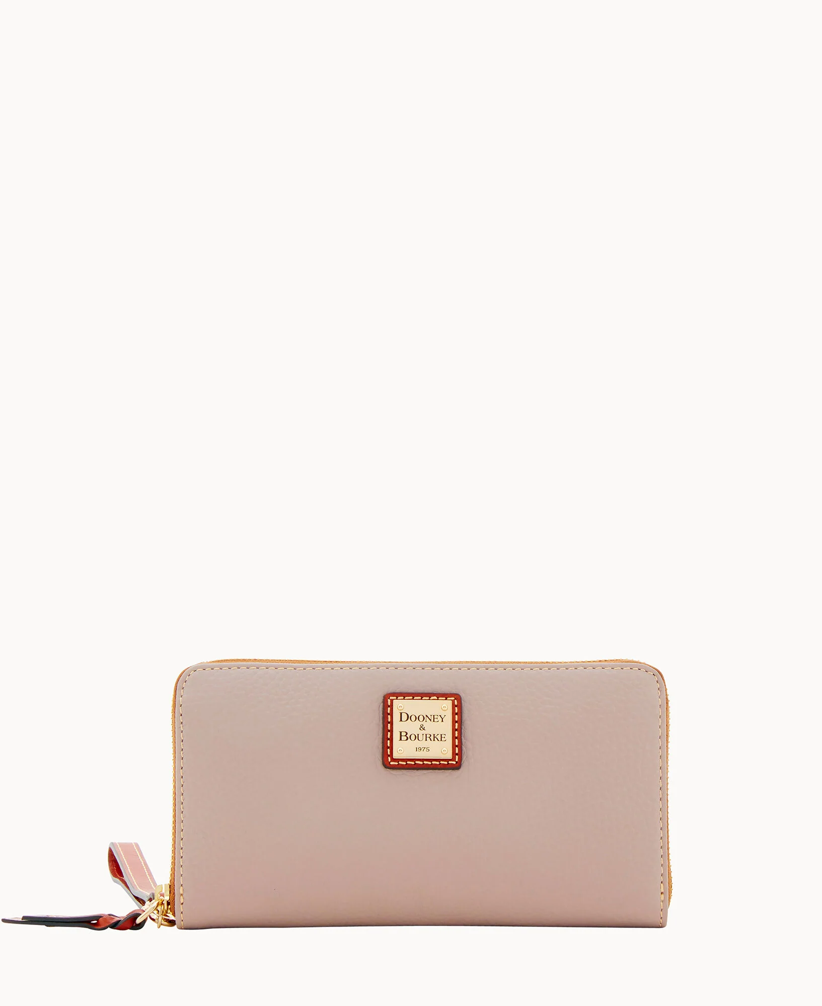 Pebble Grain Large Zip Around Wristlet - Image 37