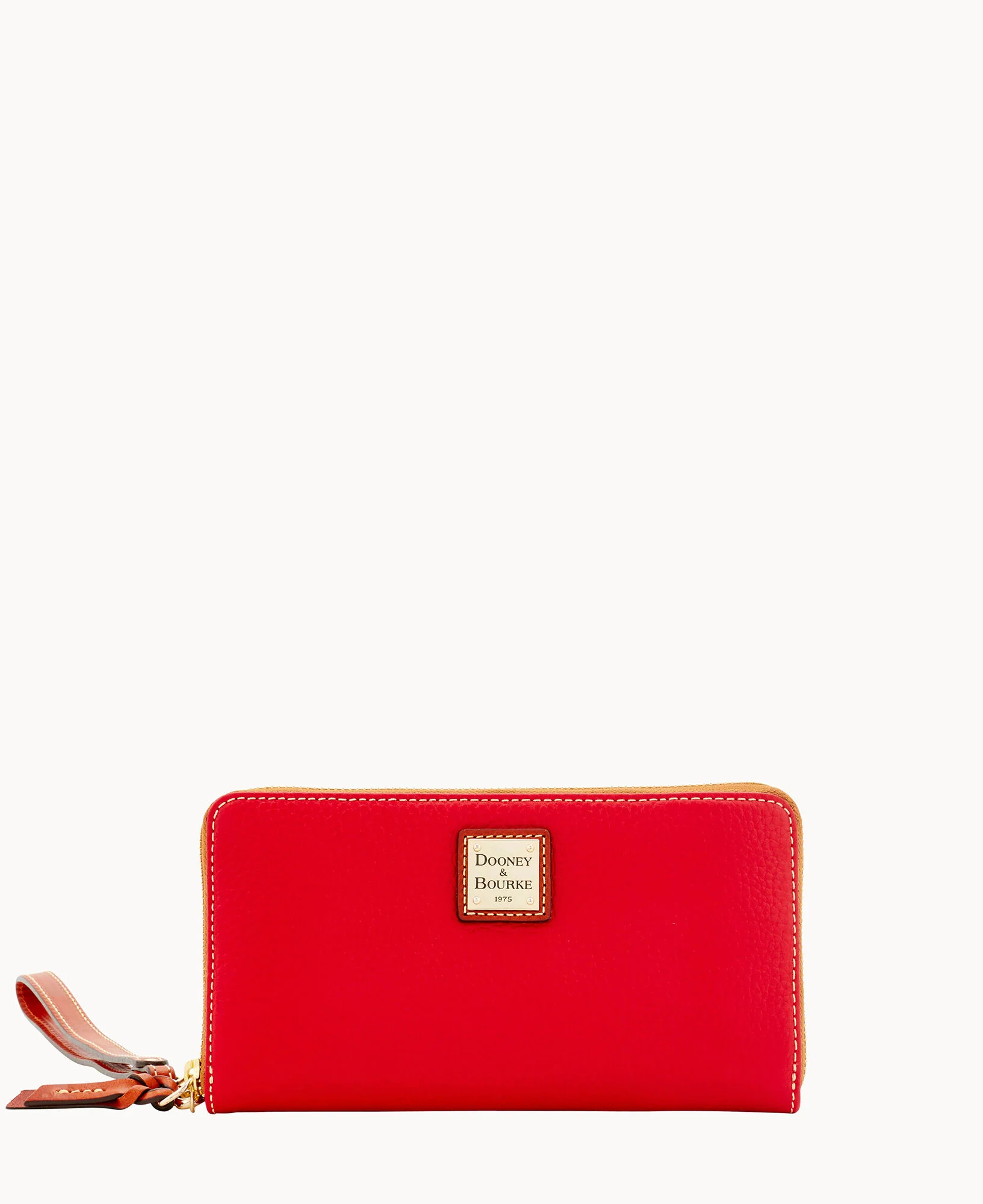 Pebble Grain Large Zip Around Wristlet - Image 40