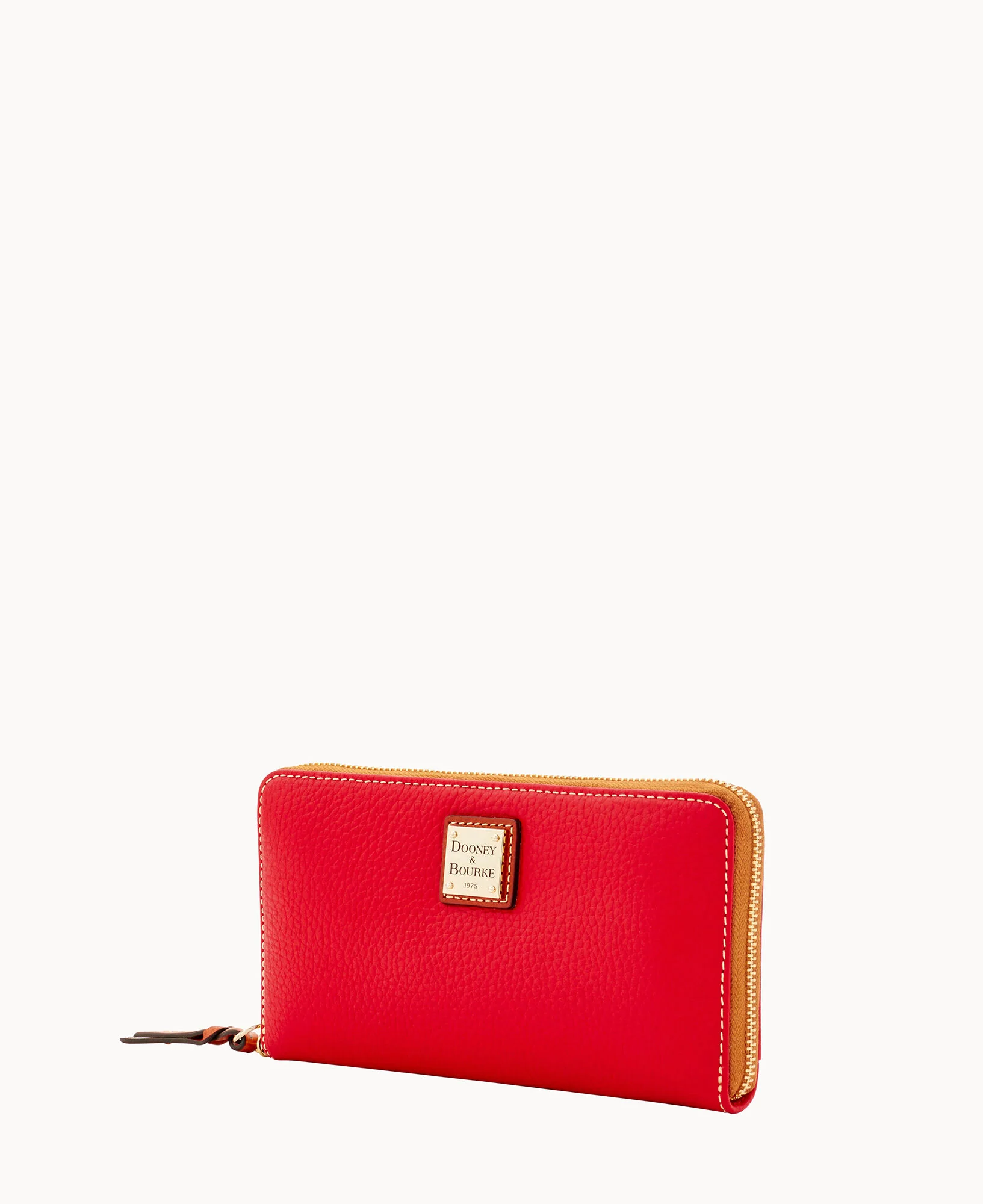 Pebble Grain Large Zip Around Wristlet - Image 41