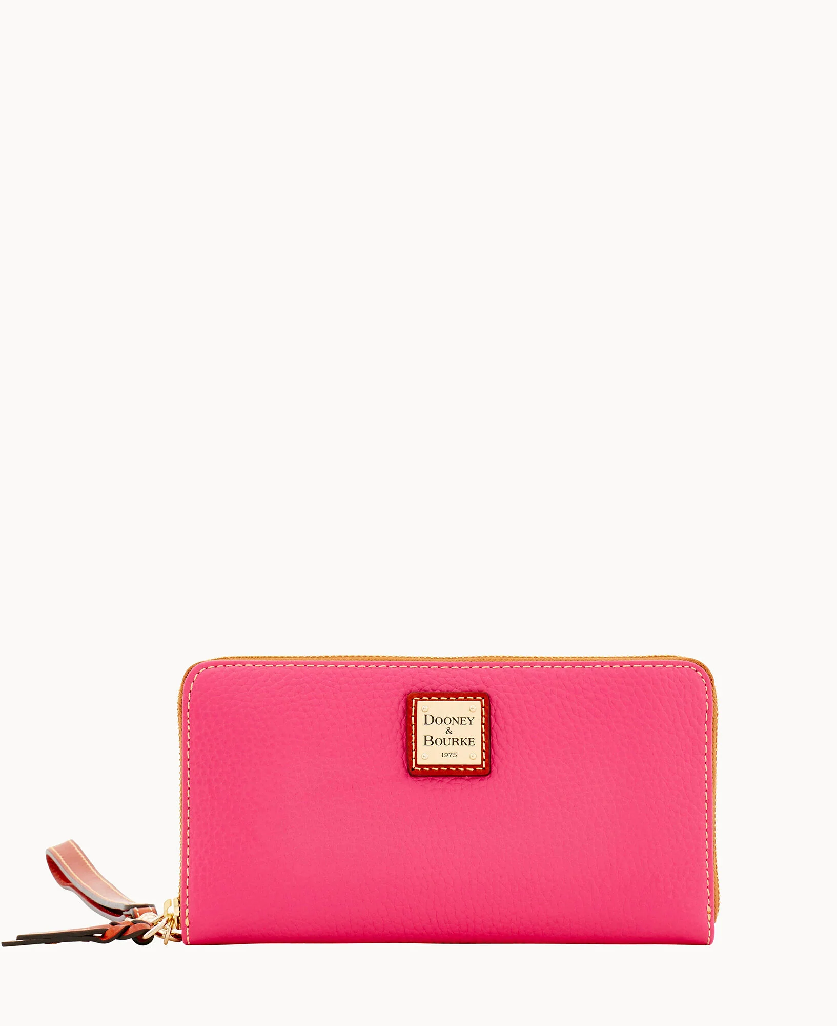 Pebble Grain Large Zip Around Wristlet - Image 43