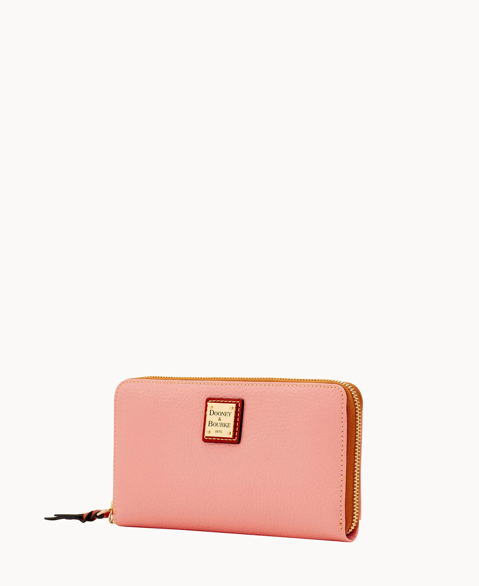 Pebble Grain Large Zip Around Wristlet - Image 50