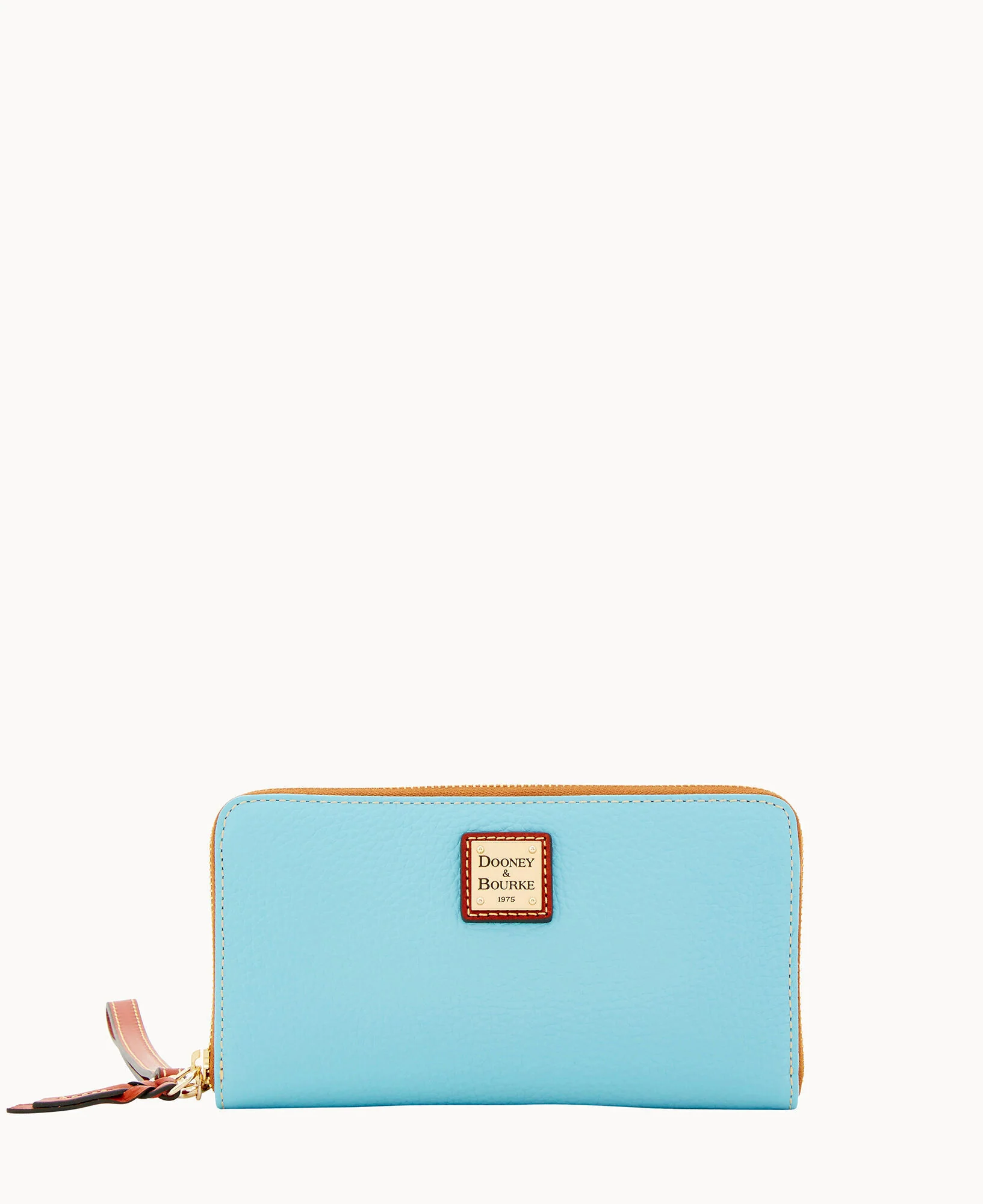 Pebble Grain Large Zip Around Wristlet - Image 52