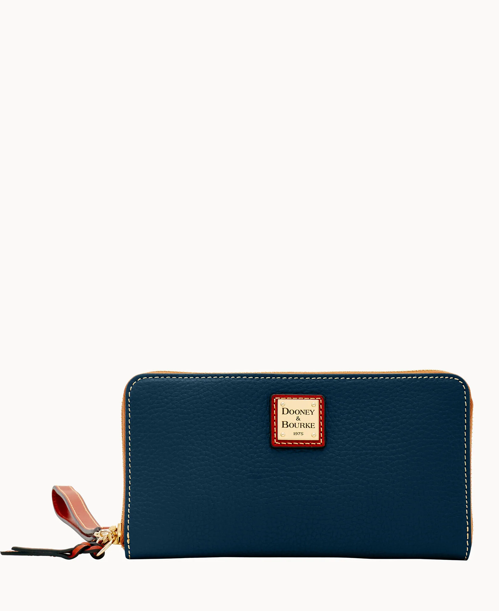 Pebble Grain Large Zip Around Wristlet - Image 55