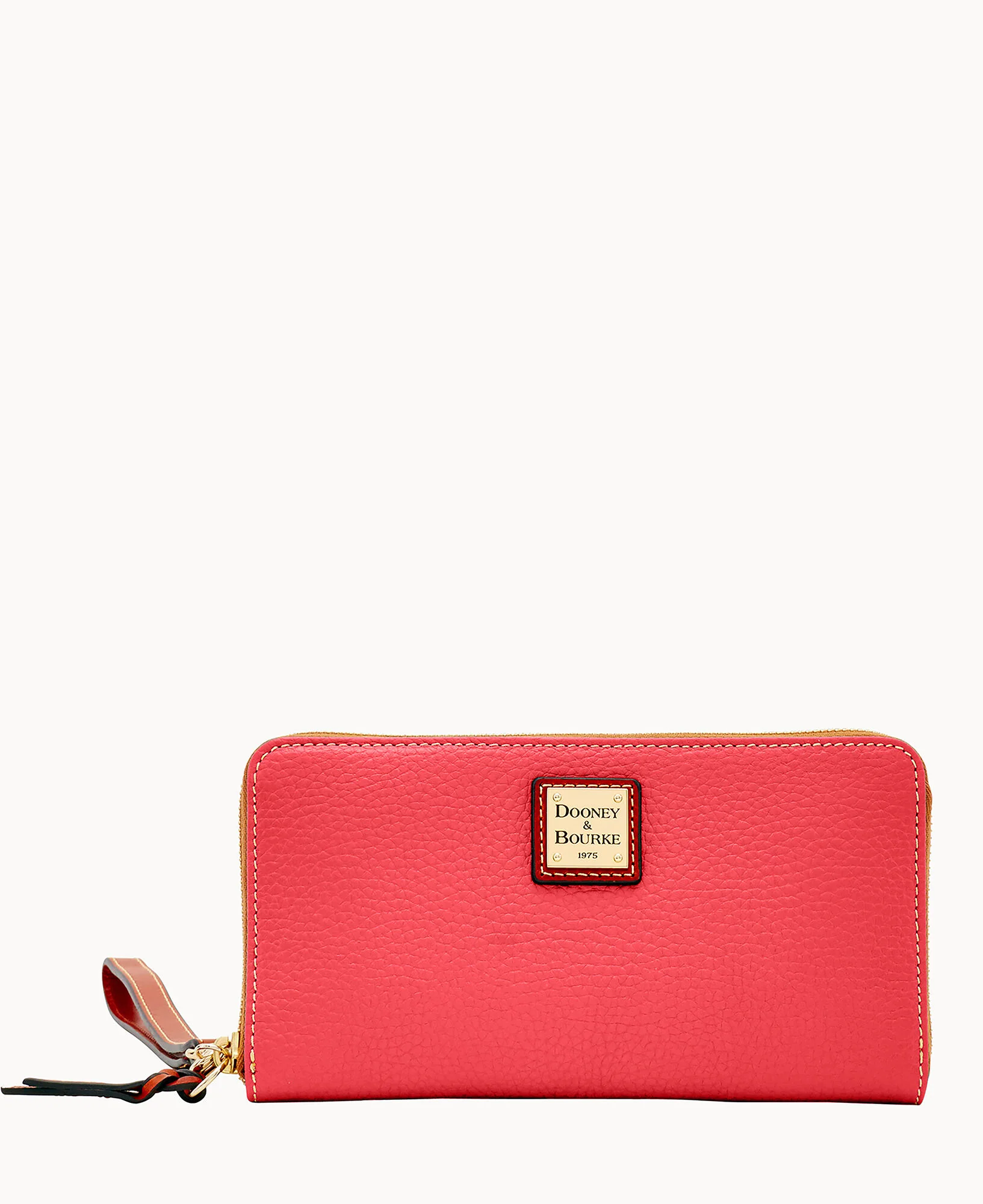 Pebble Grain Large Zip Around Wristlet - Image 67