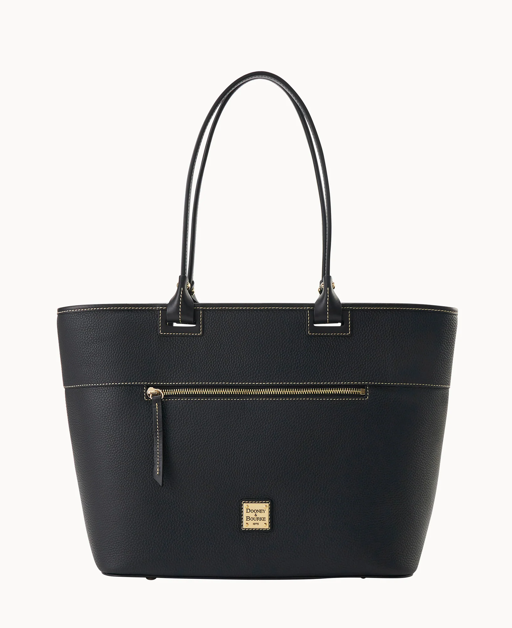 Pebble Grain Large Zip Tote