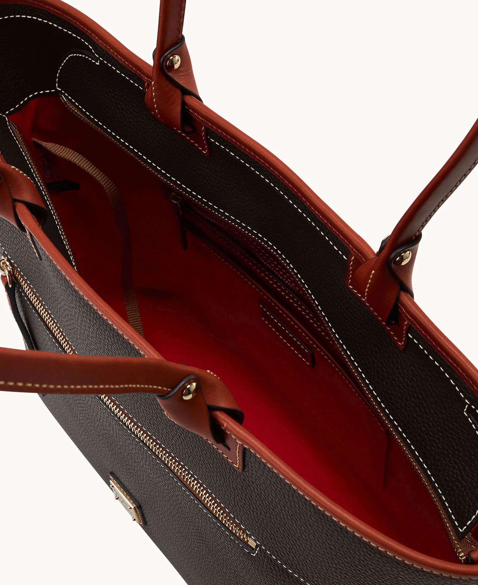 Pebble Grain Large Zip Tote - Image 11