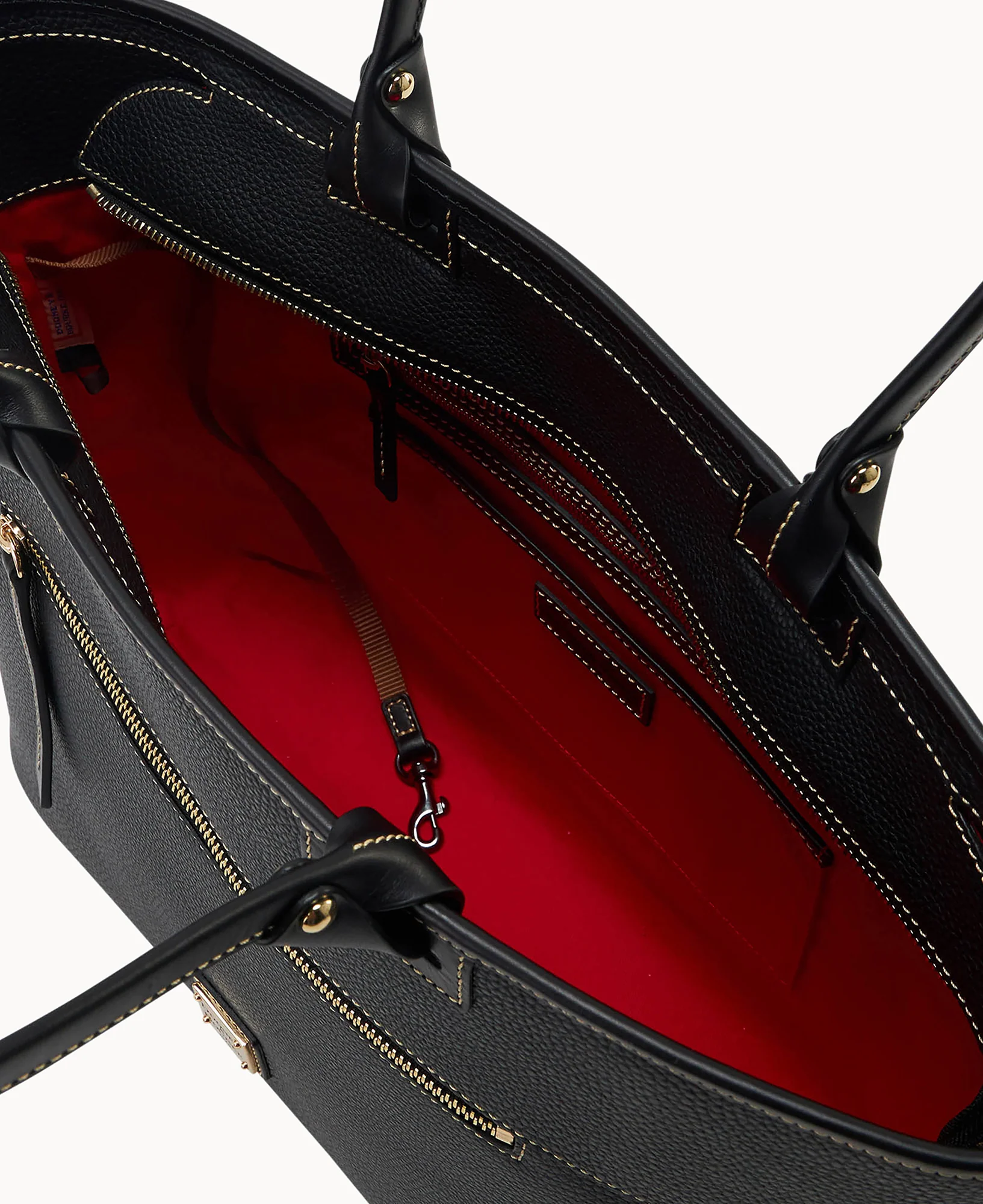 Pebble Grain Large Zip Tote - Image 3