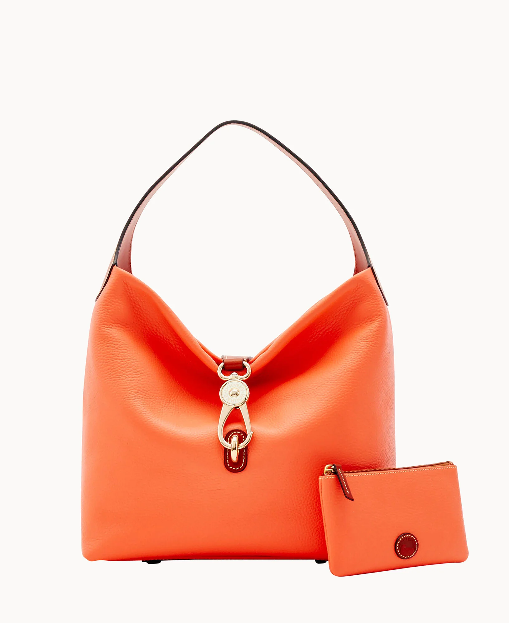 Pebble Grain Logo Lock Shoulder Bag - Image 21