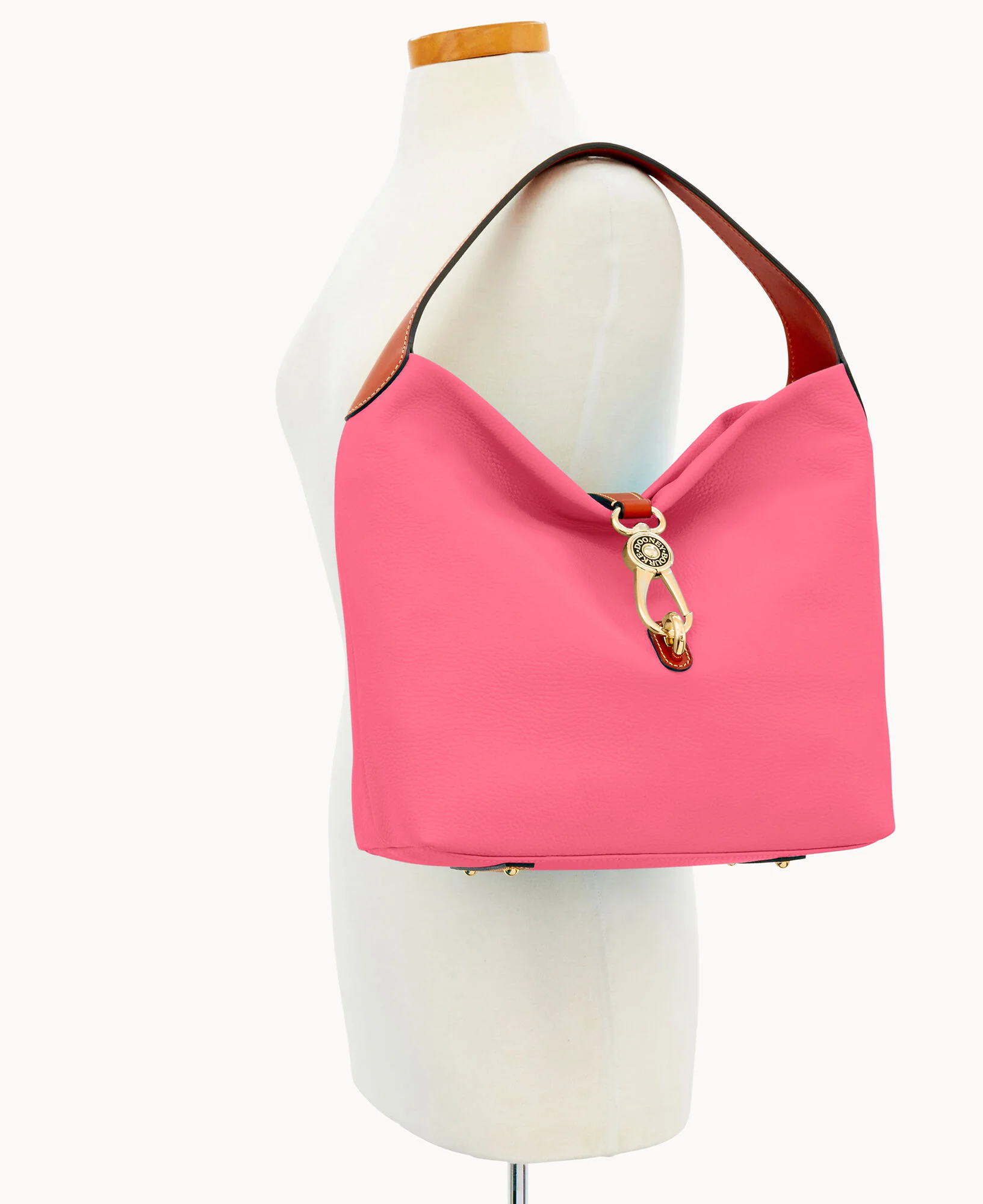 Pebble Grain Logo Lock Shoulder Bag - Image 28