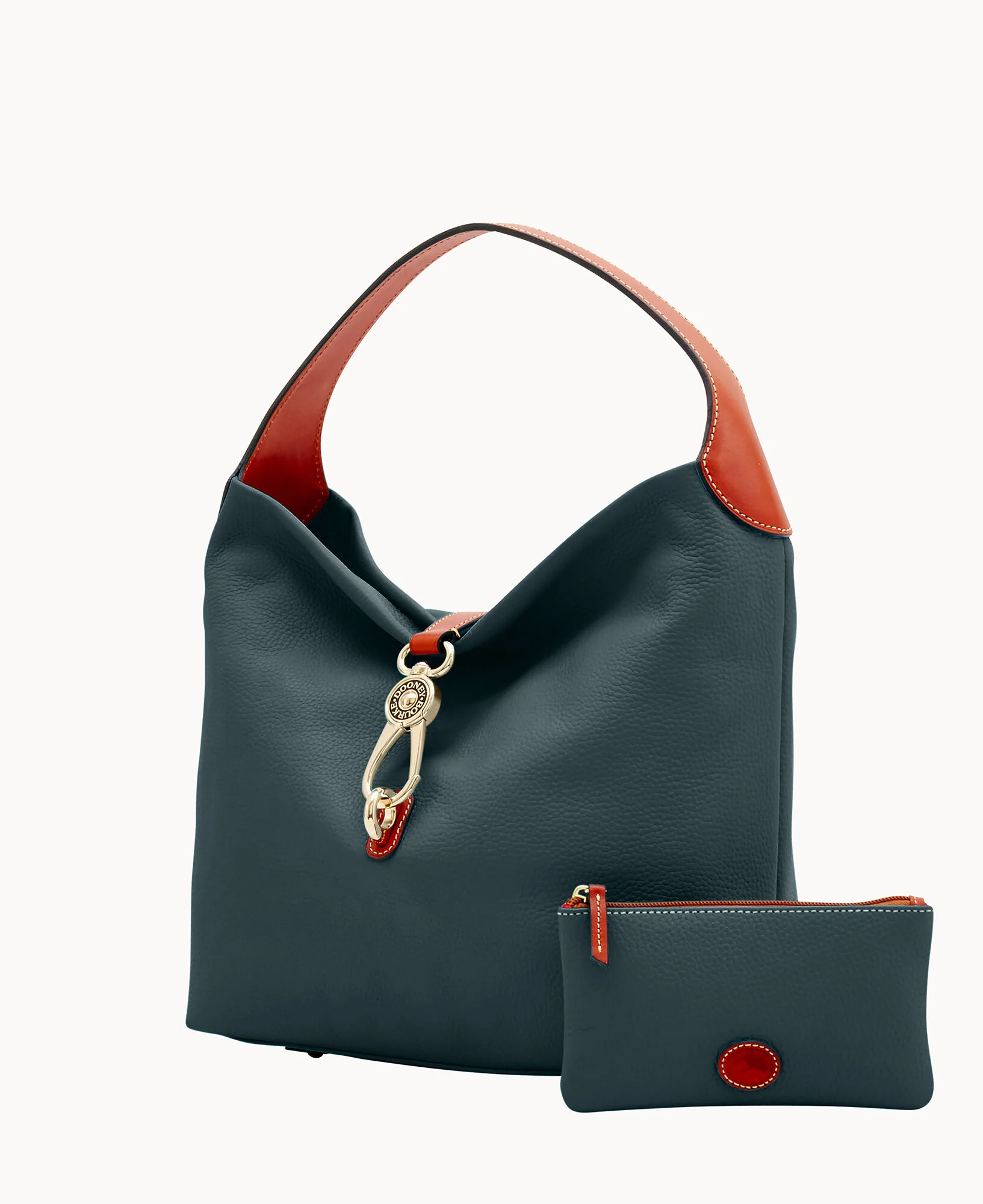 Pebble Grain Logo Lock Shoulder Bag - Image 38