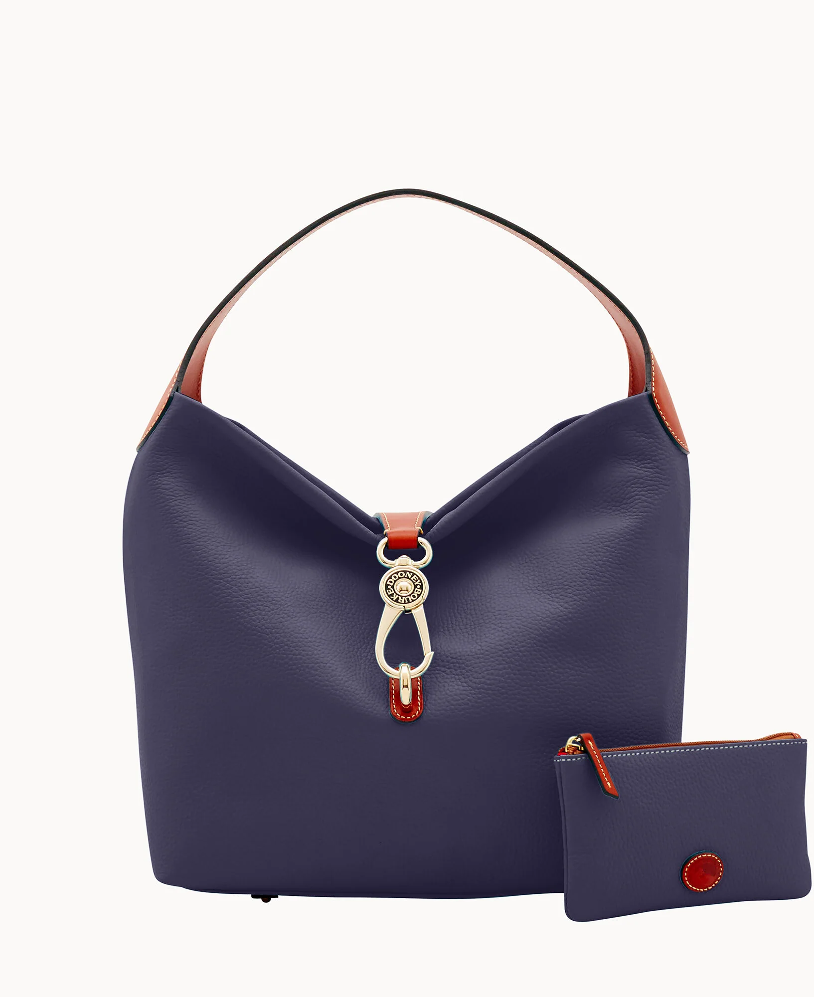 Pebble Grain Logo Lock Shoulder Bag - Image 41